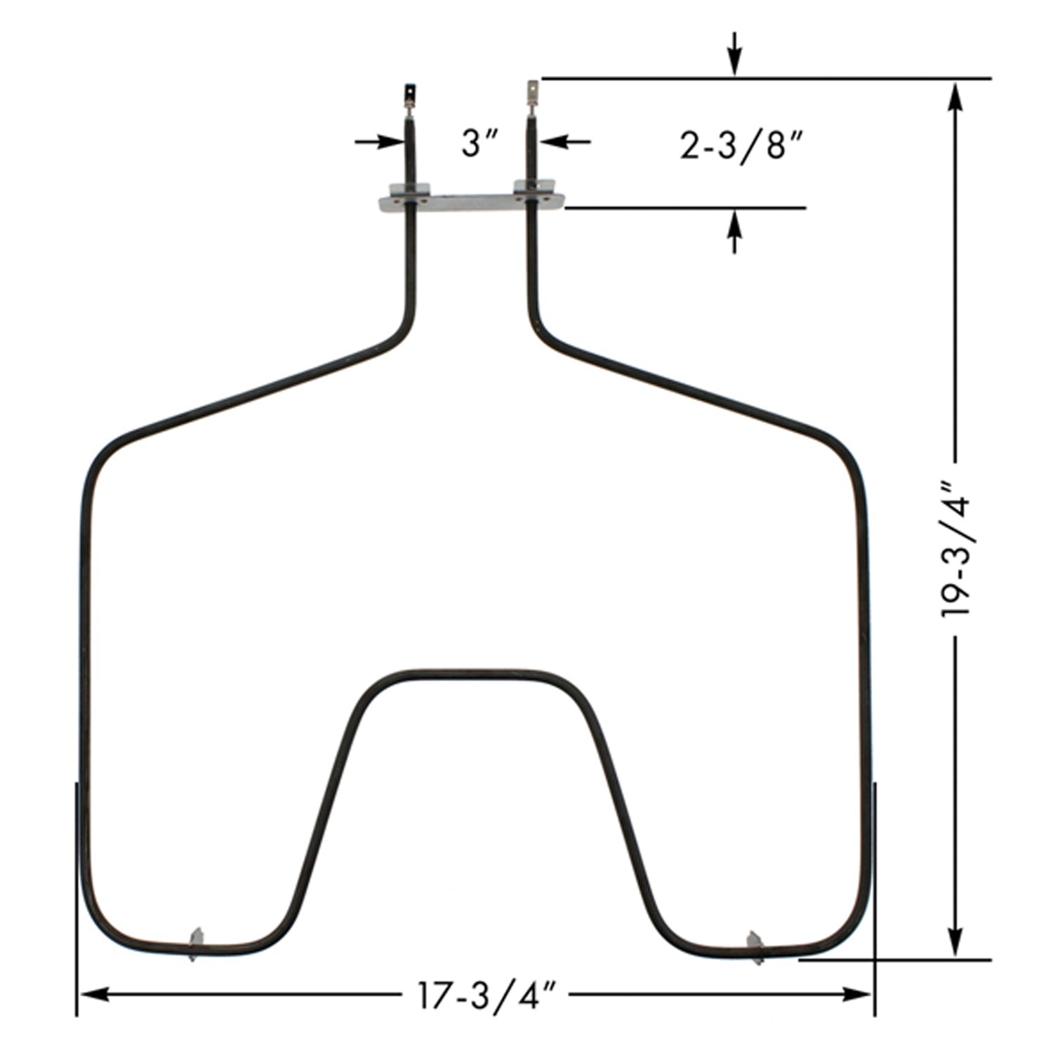 ERP Replacement Bake Element for GE Part Number WB44T10010