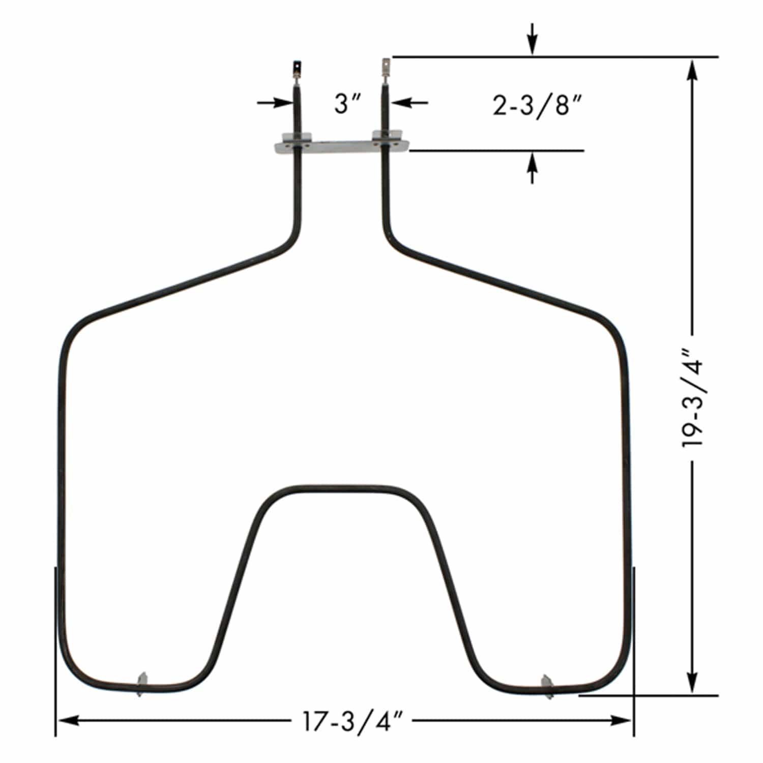 ERP Replacement Bake Element for GE Part Number WB44T10010