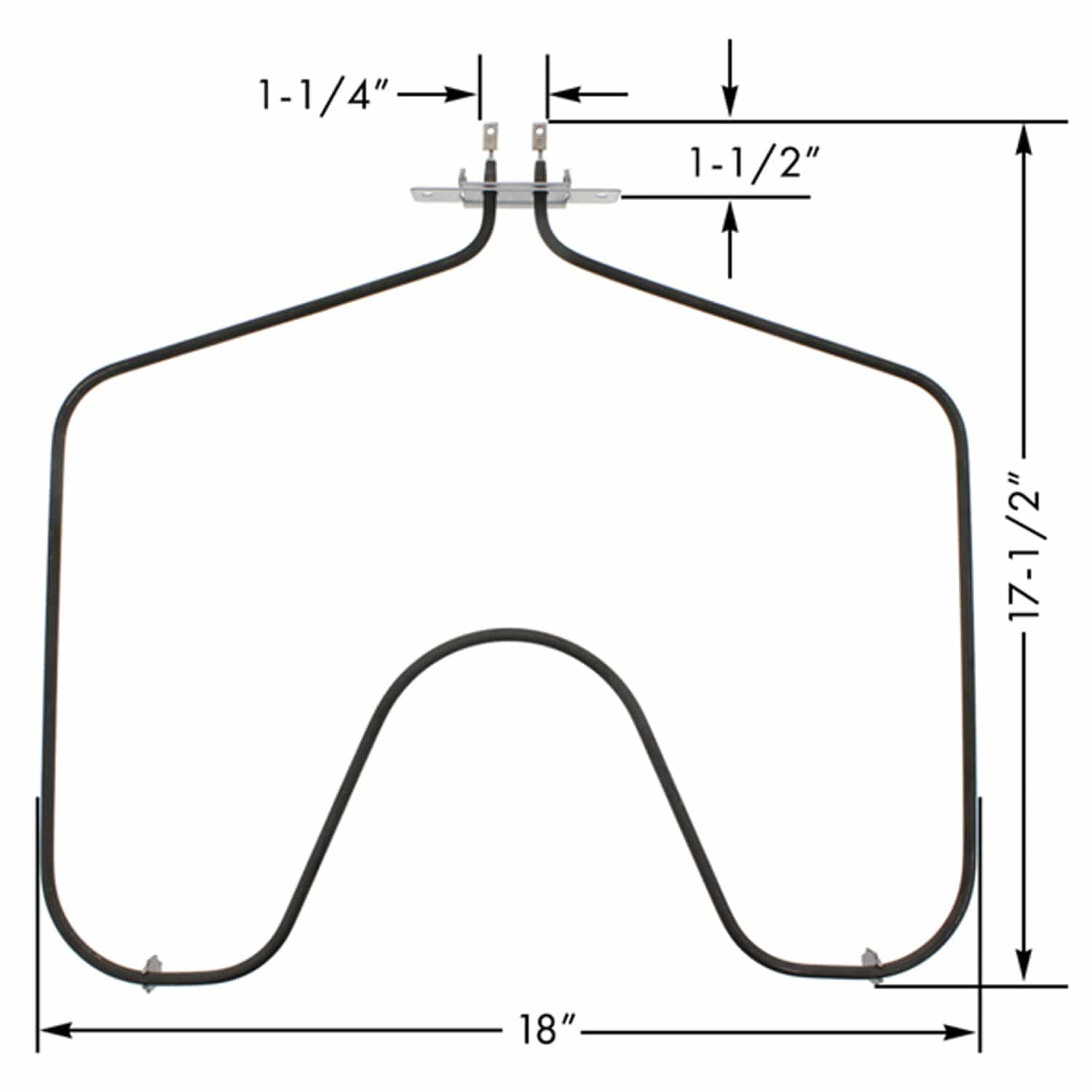 ERP Replacement Bake Element for GE Part Number WB44X5099
