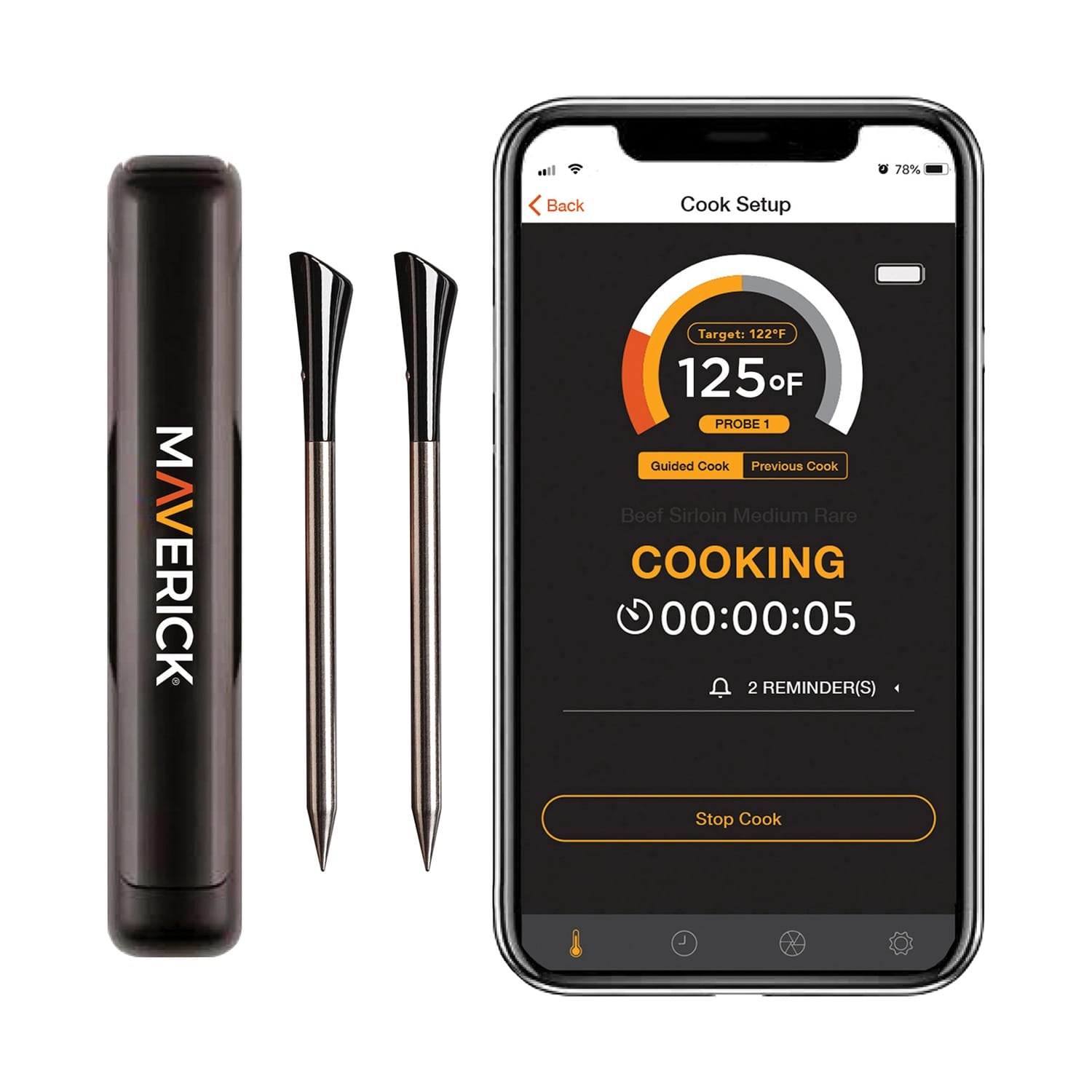 Maverick STAKE Dual-Probe Wireless Bluetooth Thermometer