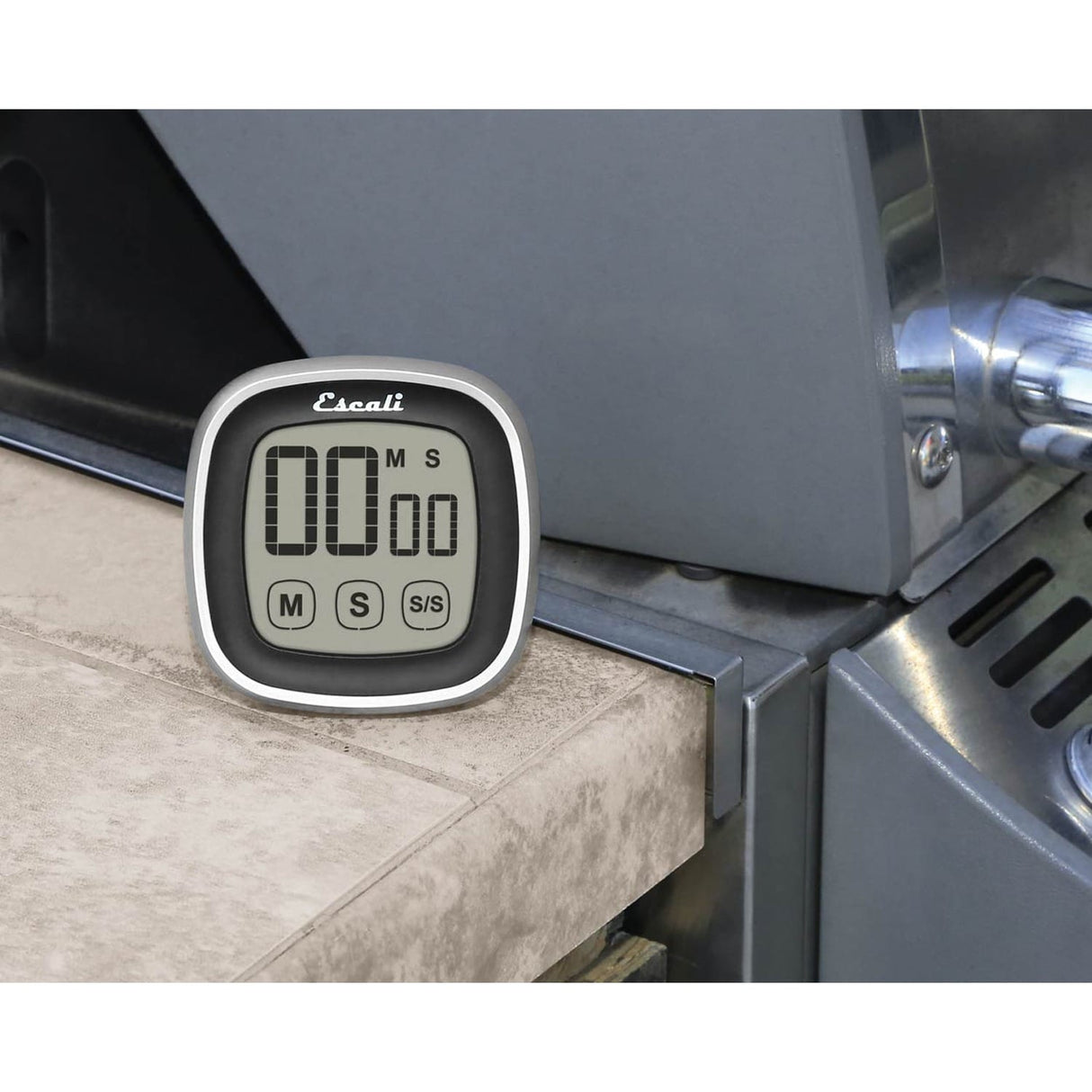 Escali Touch Screen Digital Timer, Black