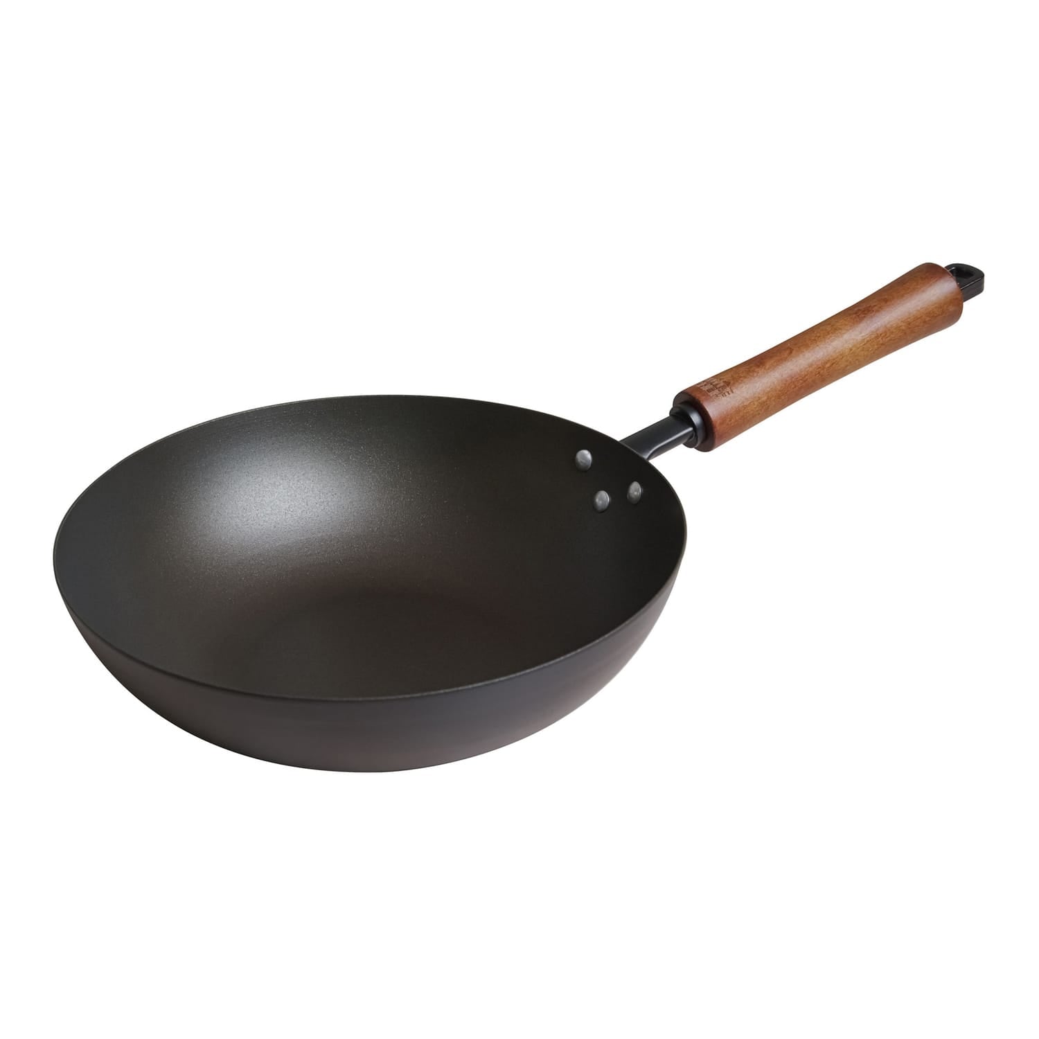 Joyce Chen 9.5-In. Classic Series Carbon Steel Preseasoned Stir Fry Pan with Beech Handle
