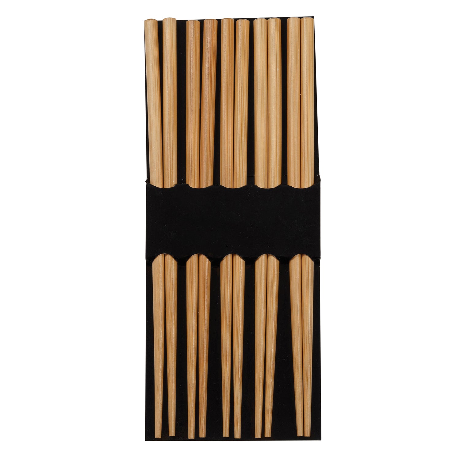 Joyce Chen Reusable Burnished Bamboo Chopsticks, 5 Pack