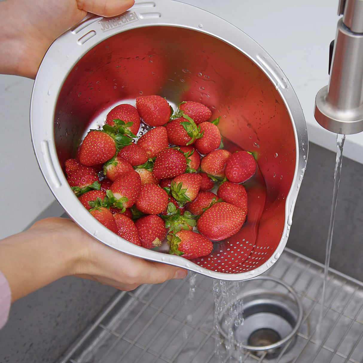 Joyce Chen 9.5-In. Rice Washer, Colander, and Strainer