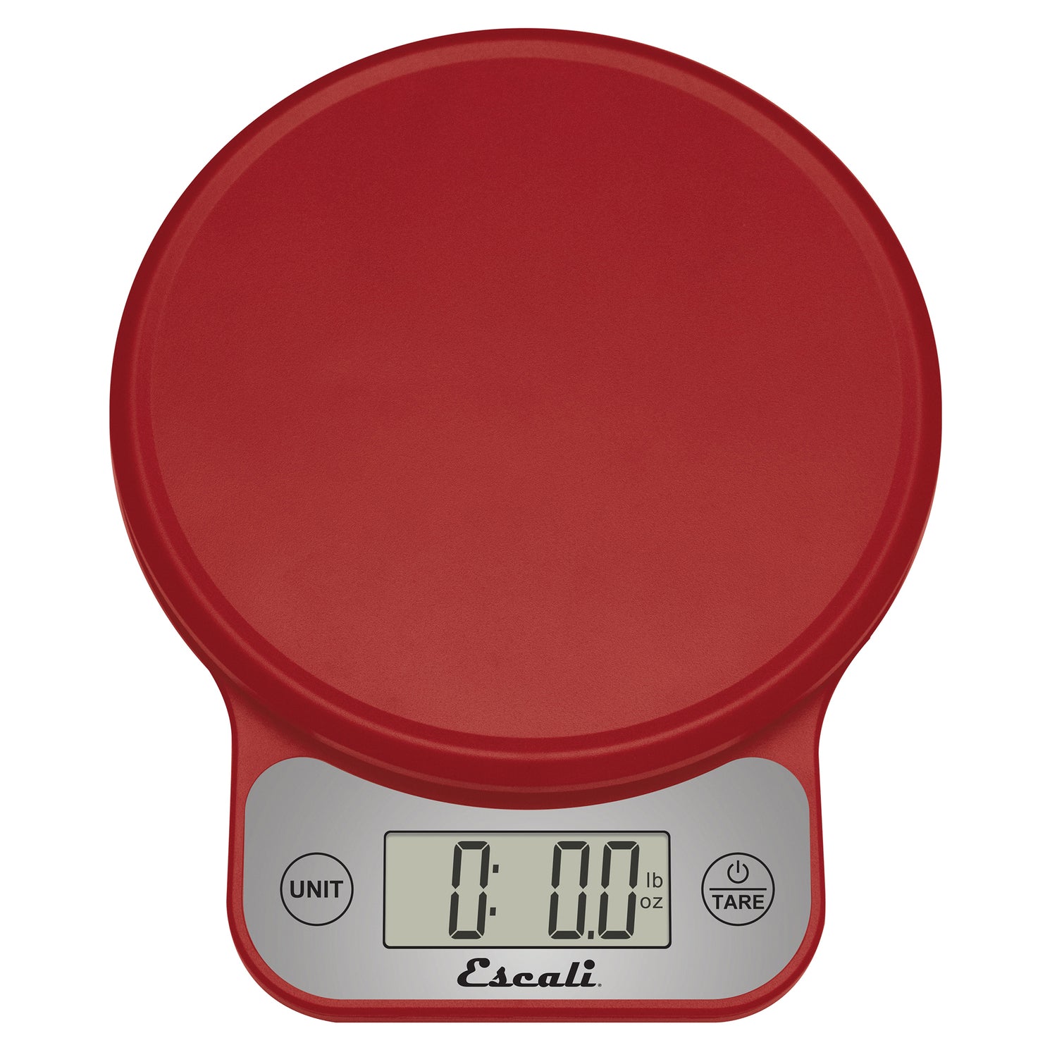 Escali Telero 13.2-Lb.-Capacity Digital Kitchen Scale, Red