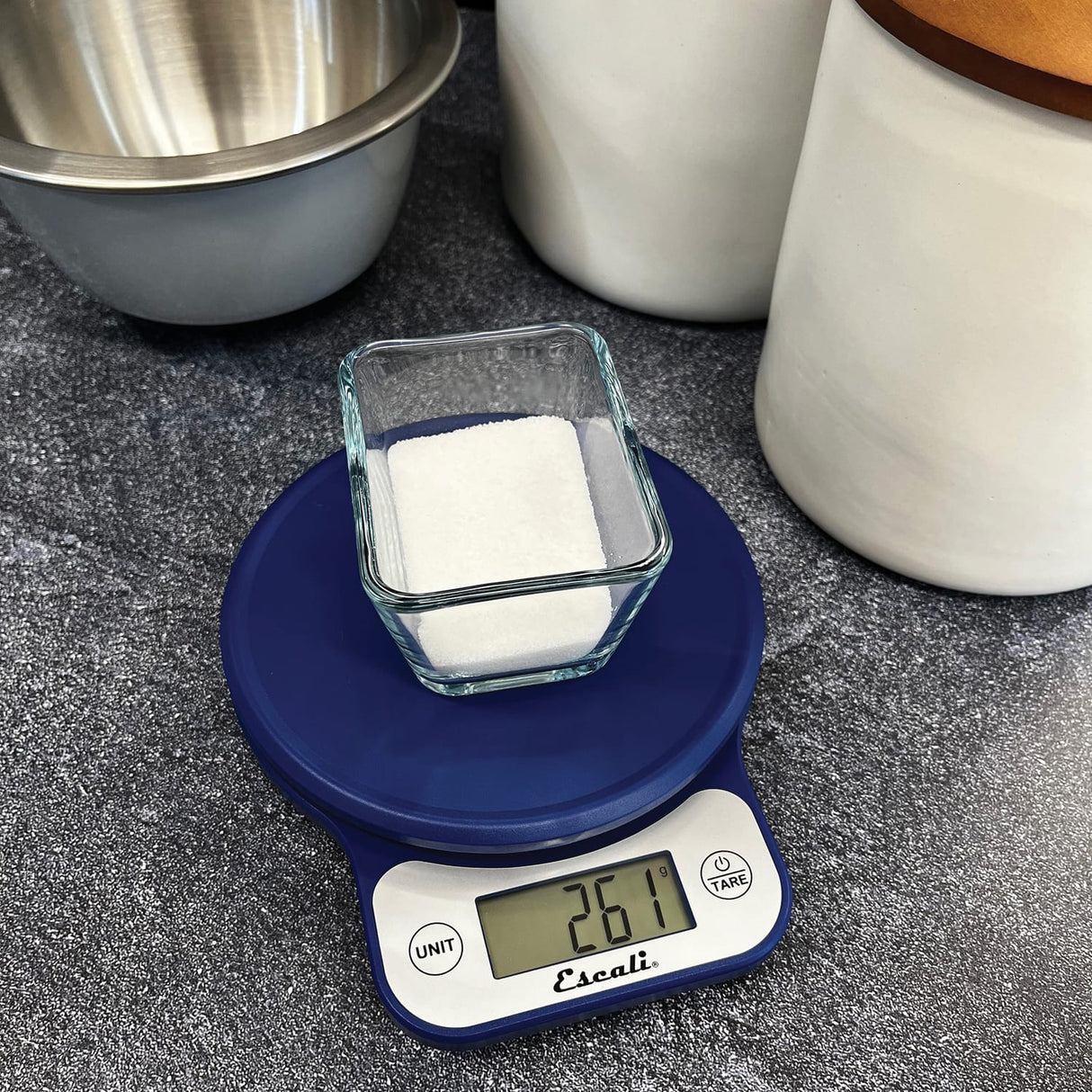 Escali Telero 13.2-Lb.-Capacity Digital Kitchen Scale, Blue