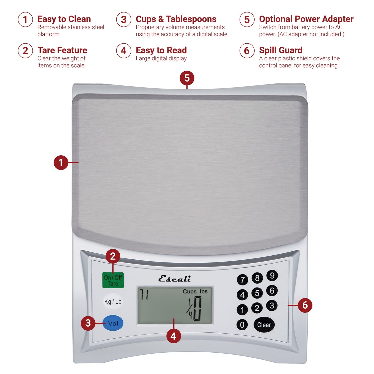 Escali Pana Baking Scale