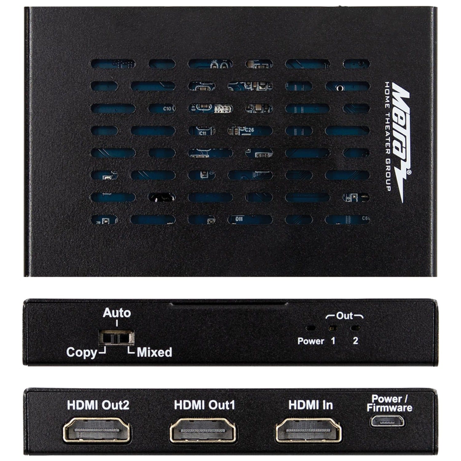 Ethereal HDMI Scaling Splitter with 1 Input and 2 Outputs, CS-1X2HDMSPL5
