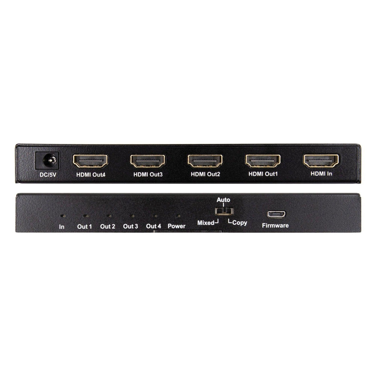 Ethereal HDMI Scaling Splitter with 1 Input and 4 Outputs, CS-1X4HDMSPL5