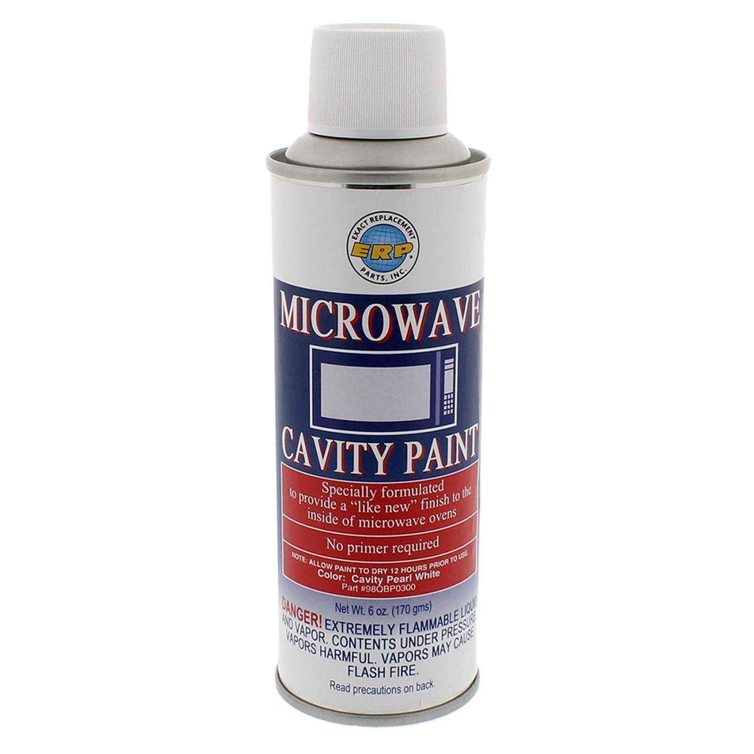 ERP Microwave Cavity Spray Paint, Cavity Pearl White, 98QBP0300