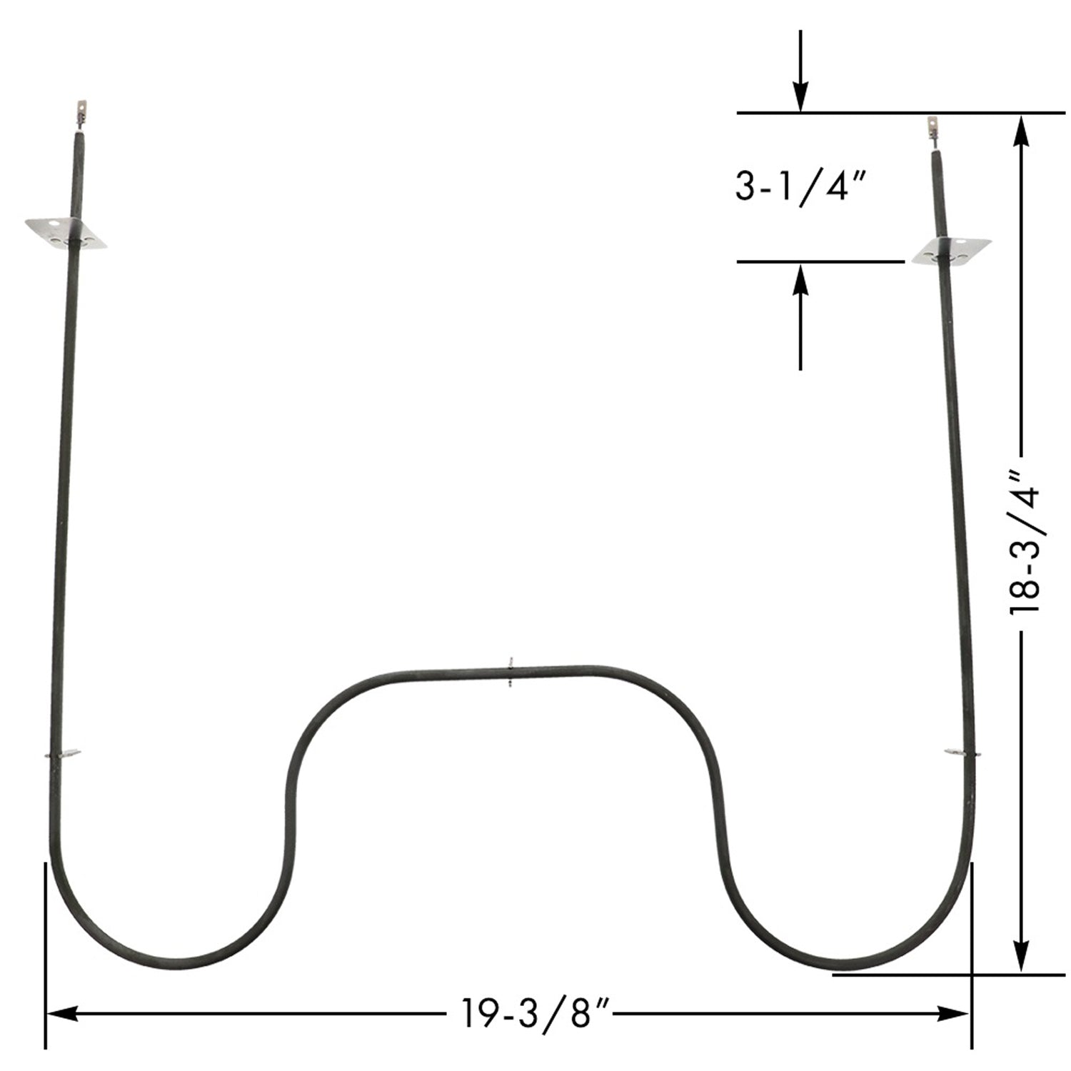 ERP Replacement Lower Bake Element B0750 for Select Ovens