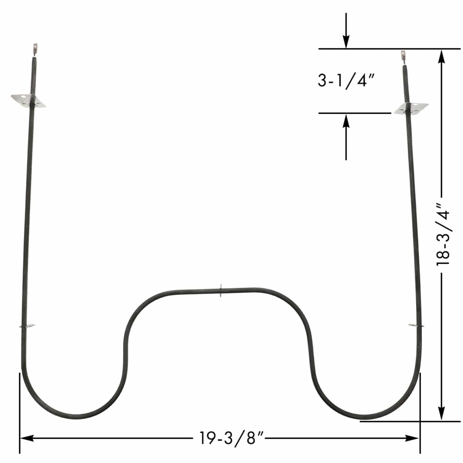 ERP Replacement Lower Bake Element B0750 for Select Ovens