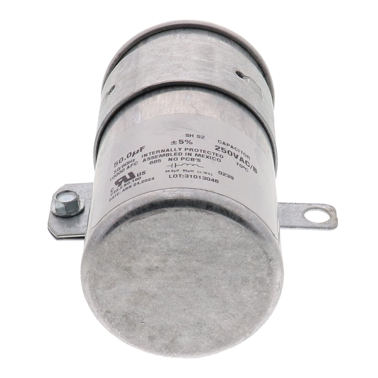 ERP Replacement Washing Machine 50-Microfarad Motor Run Capacitor for Whirlpool Part Number W10804664