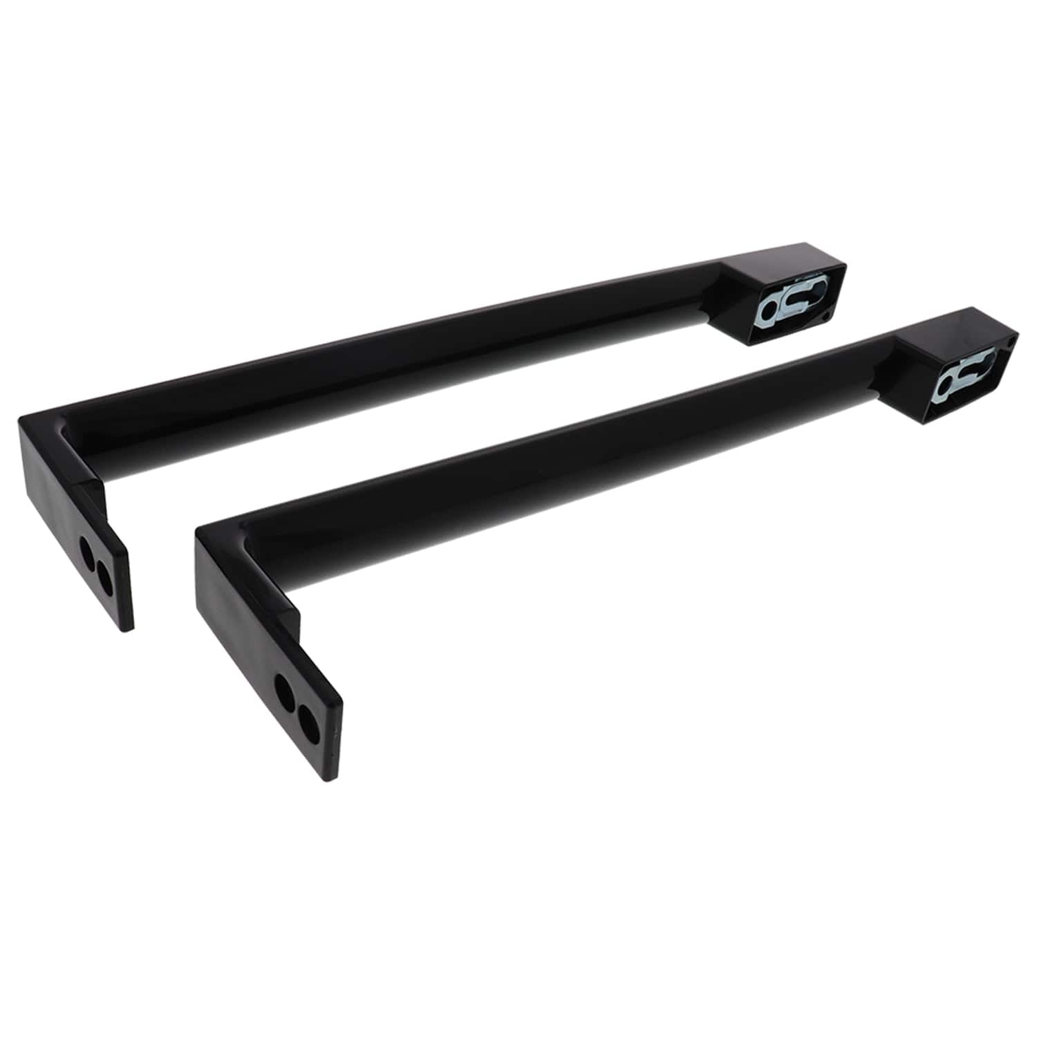 ERP Replacement Refrigerator Door Handle Set, Black, for GE Part Number WR12X32350