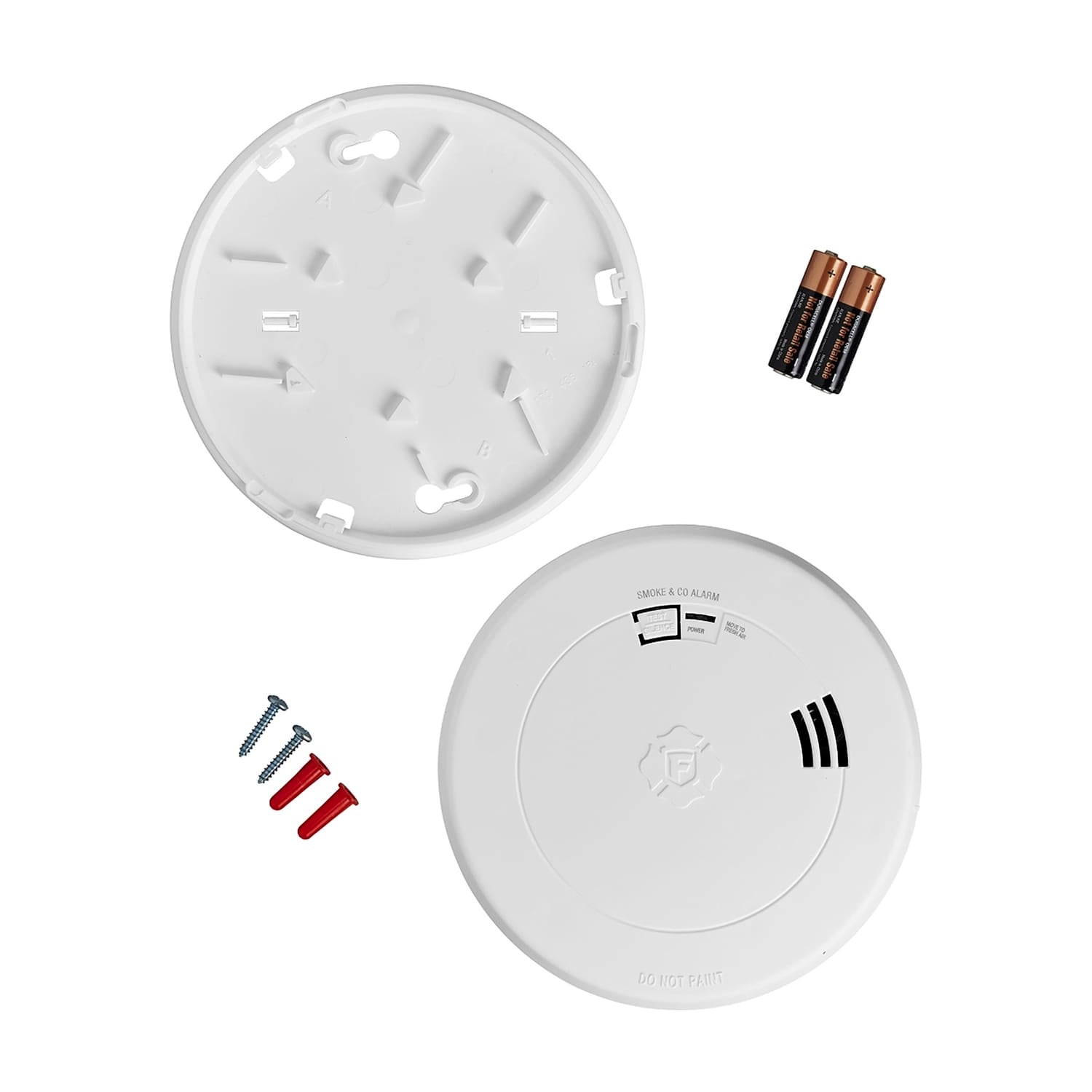 First Alert SMCO200V Battery-Operated 2-in-1 Smoke and CO Alarm with Voice and Location Alerts