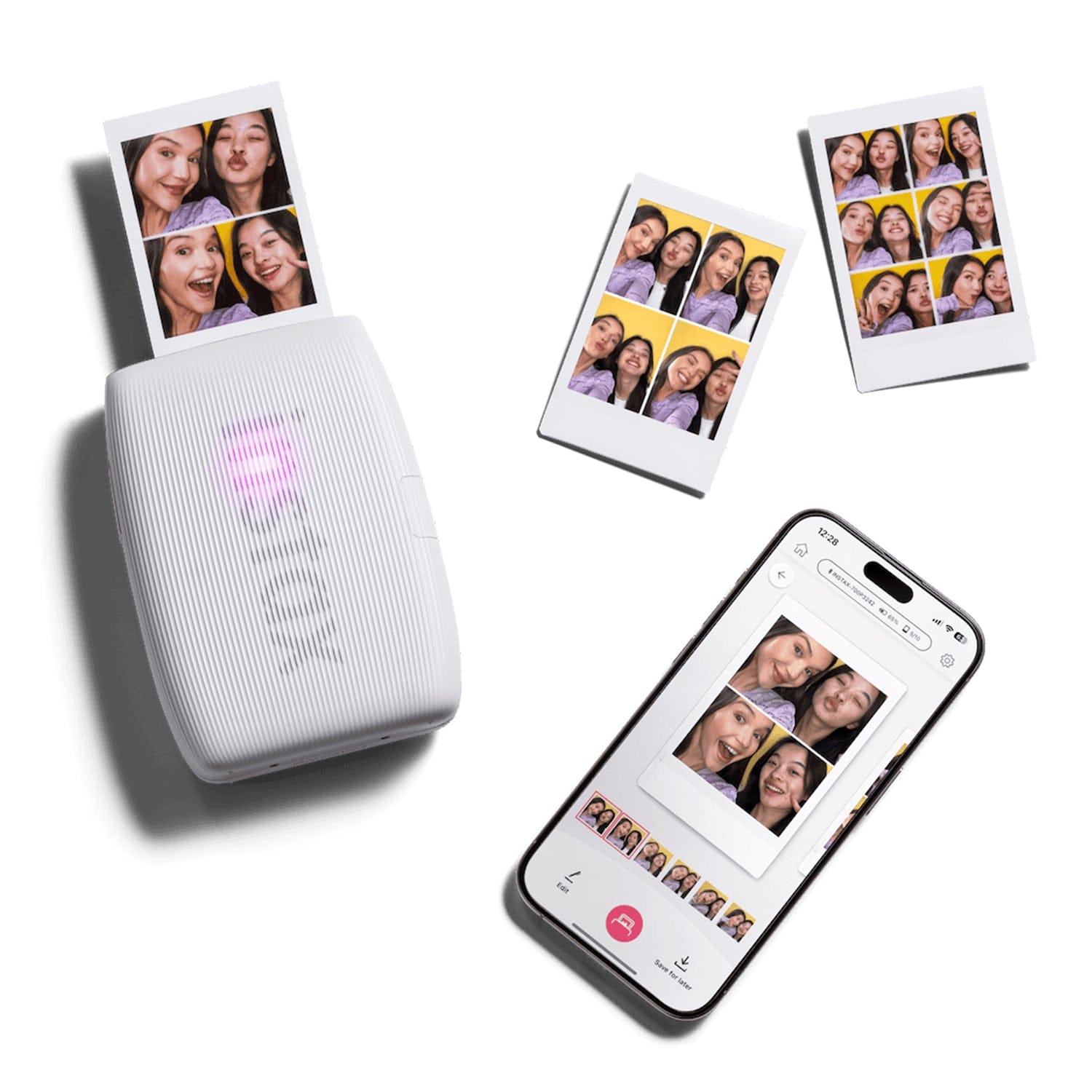 Fujifilm instax mini Link 3 Smartphone Printer, Clay White