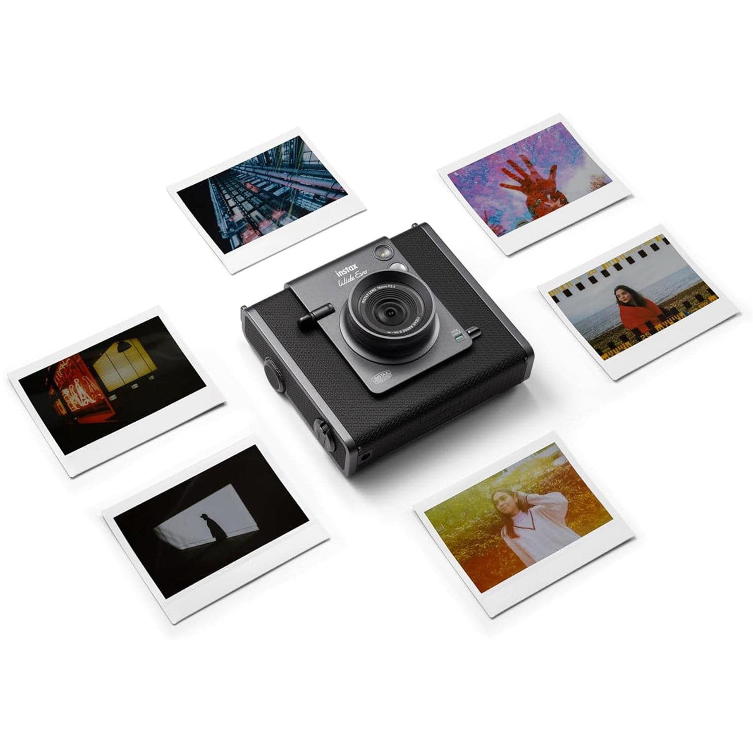 Fujifilm instax WIDE Evo Hybrid Instant Film Camera with Effects and Smartphone Printer