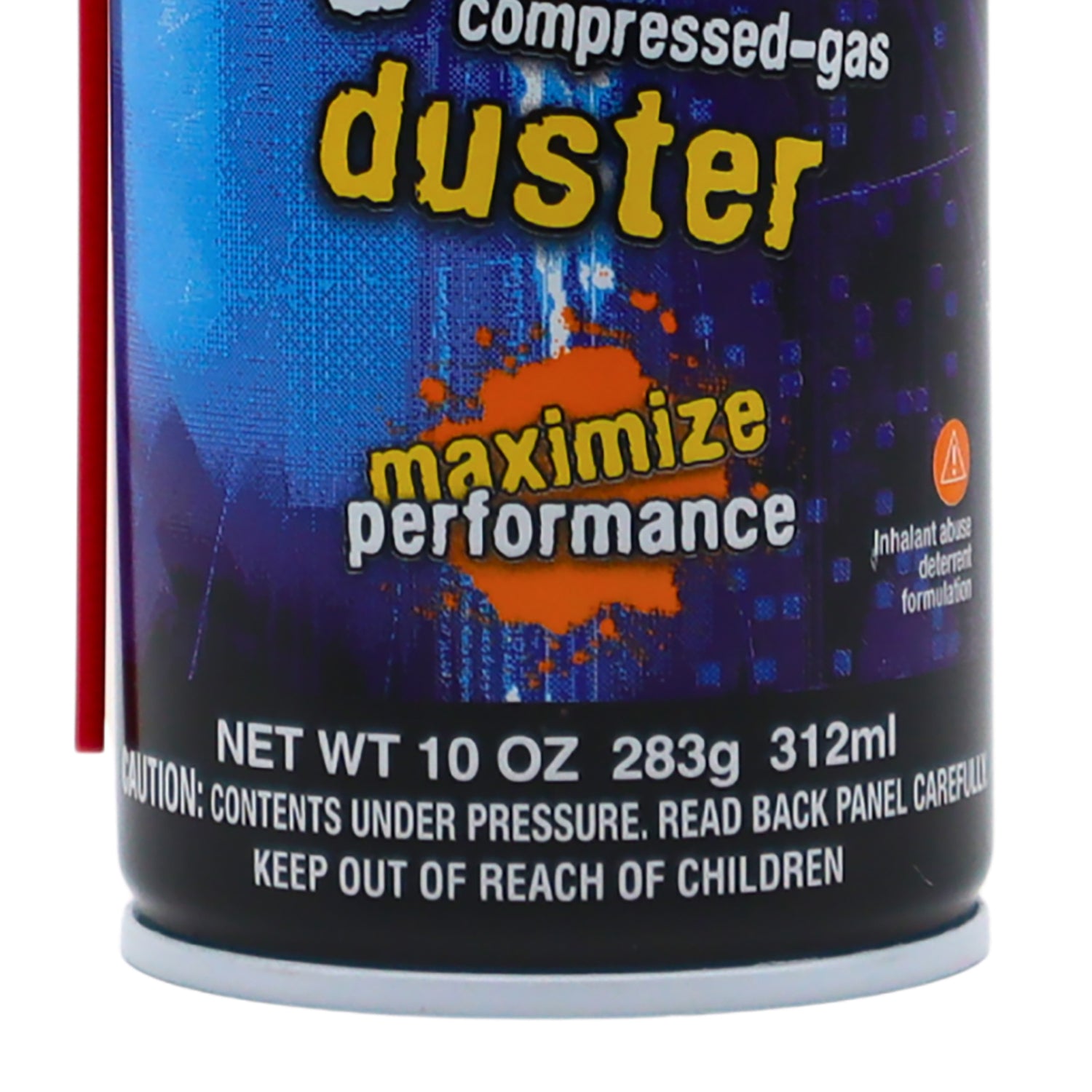 Dust-Off Disposable Electronics Gaming Duster with Straw, 10 Oz.