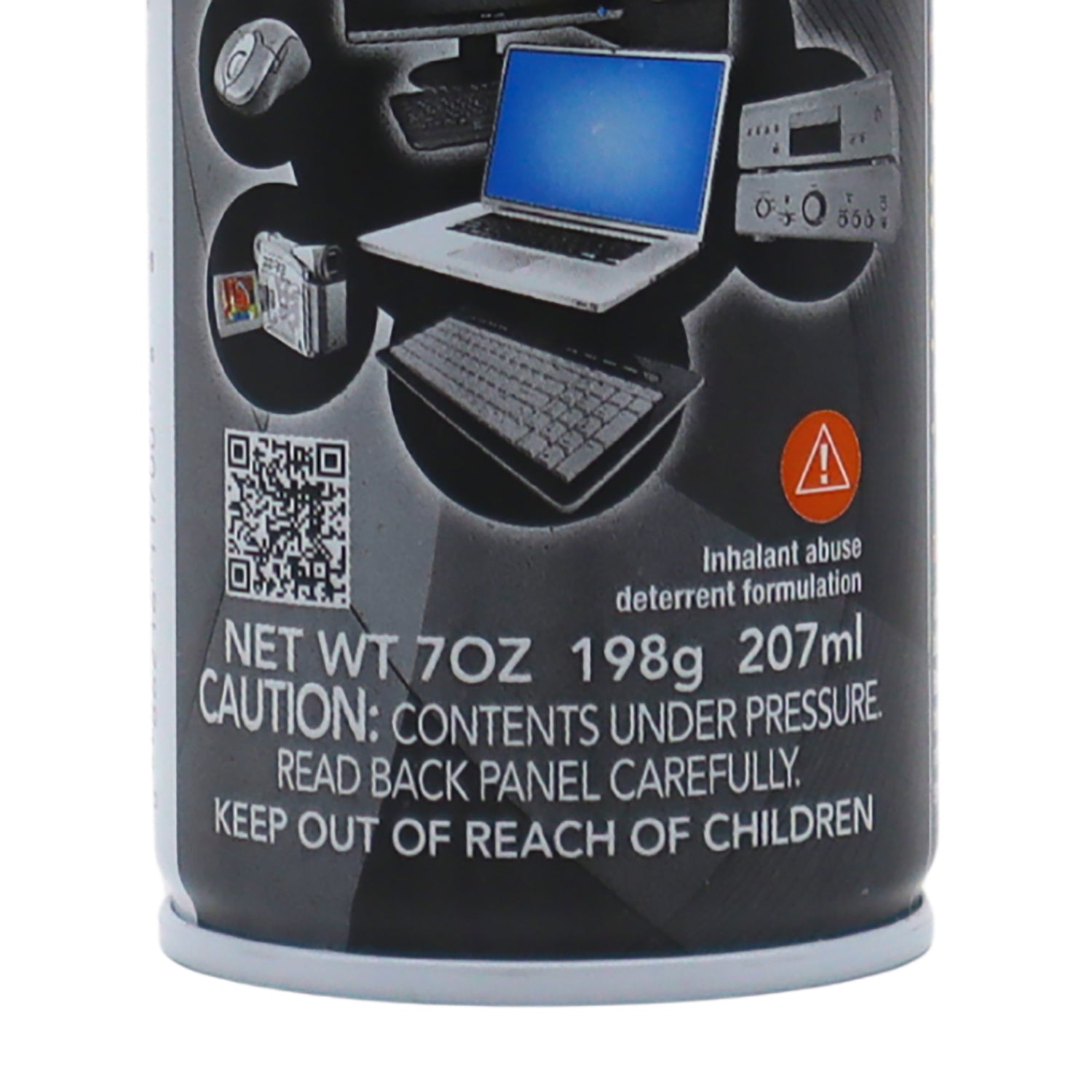Dust-Off Disposable Electronics Duster for Lint and Dust Removal with Straw, 7 Oz.