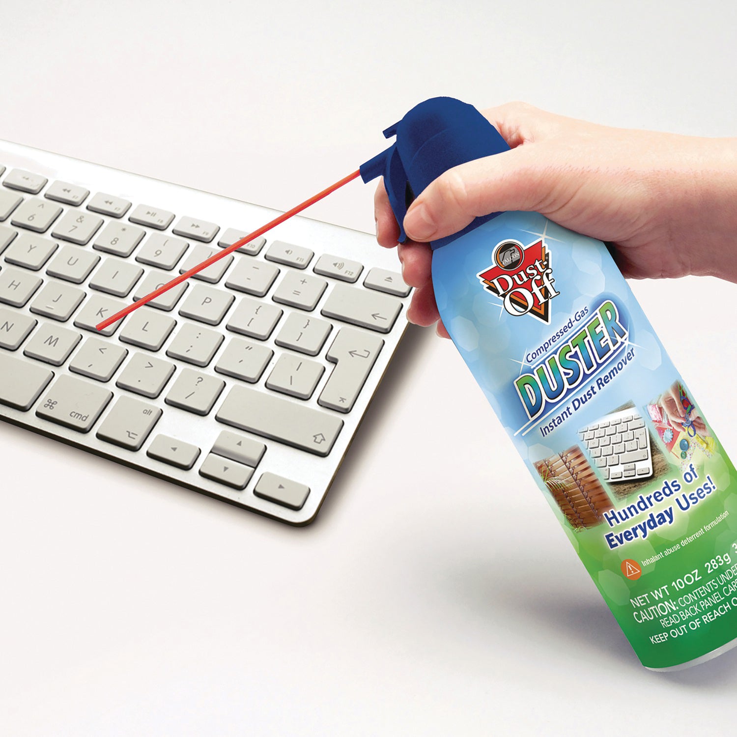 Dust-Off Compressed Gas Duster, 1 Pack