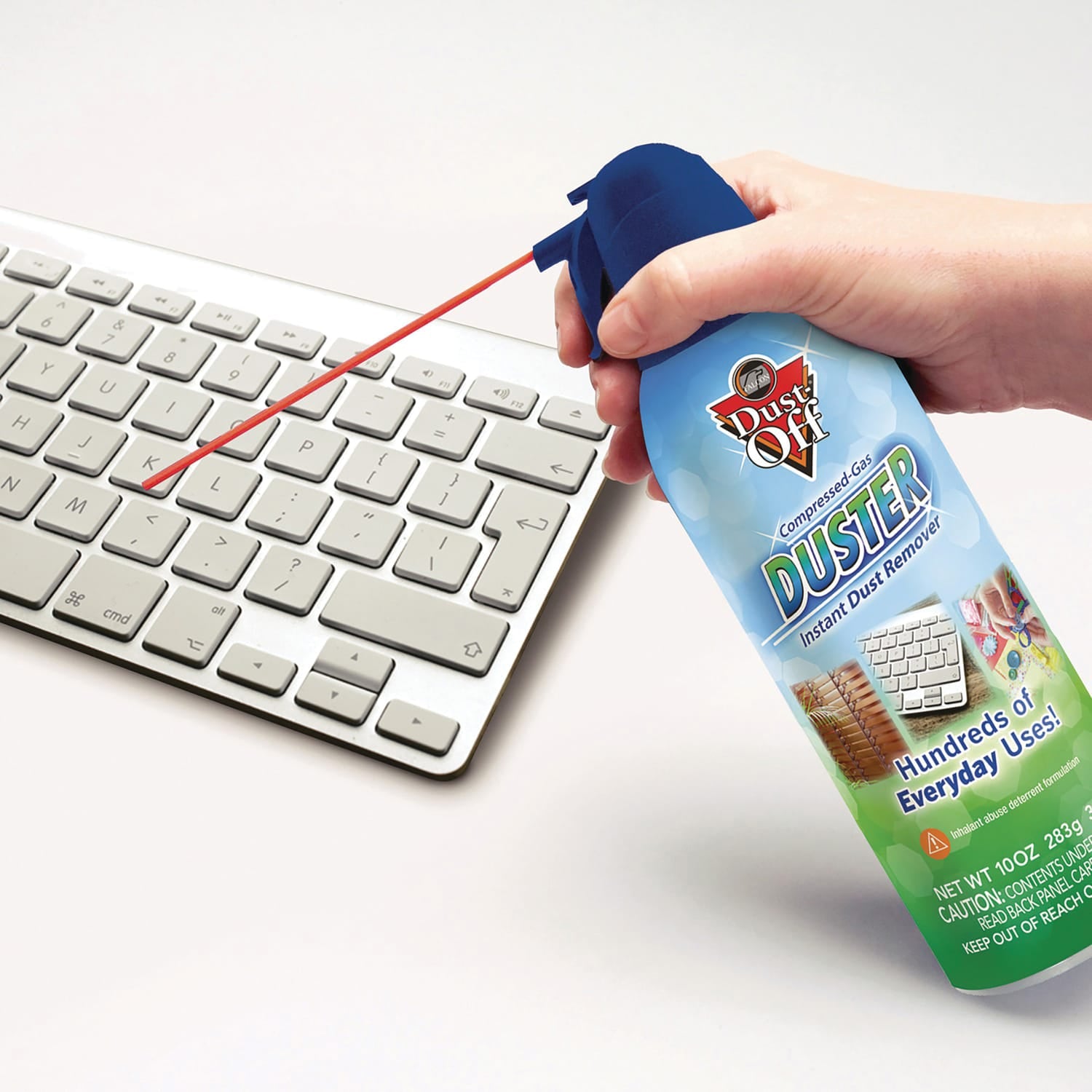 Dust-Off Compressed Gas Duster, 1 Pack