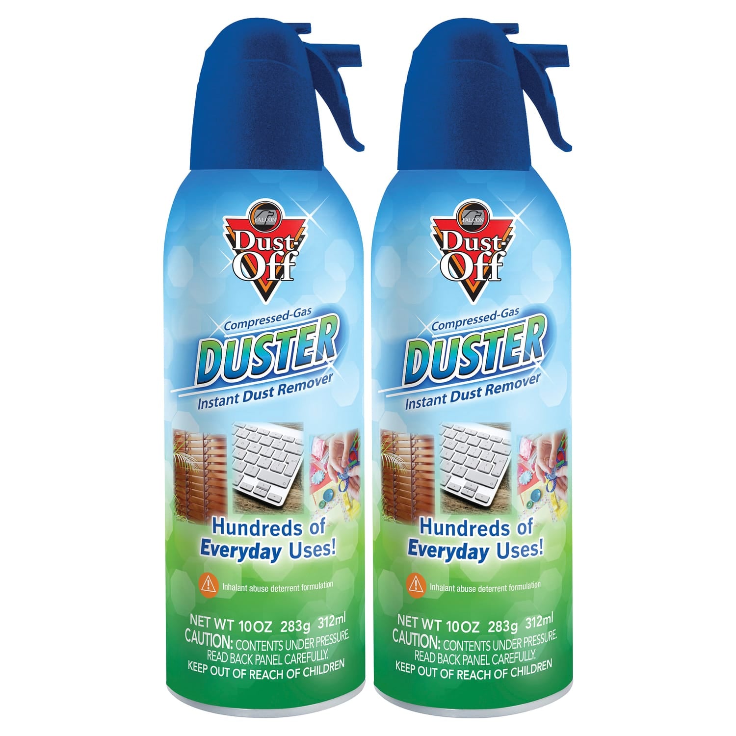 Dust-Off Compressed Gas Duster, 2 Pack