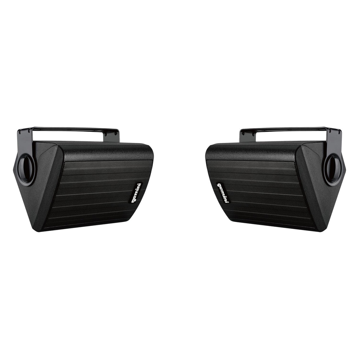 Gemini GHSI Series GHSI-W650BT-PR Outdoor Bluetooth 300-Watt-Peak Outdoor Speaker Set with Mounting Brackets and Remote, 2 Count, Black