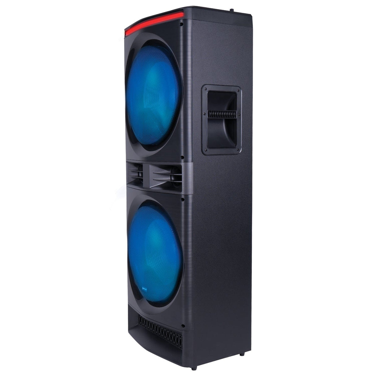 Gemini GPK Series Portable Bluetooth True Wireless Home Karaoke Speaker System with LED Lights, Microphone, and Remote, Black, GPK-1200