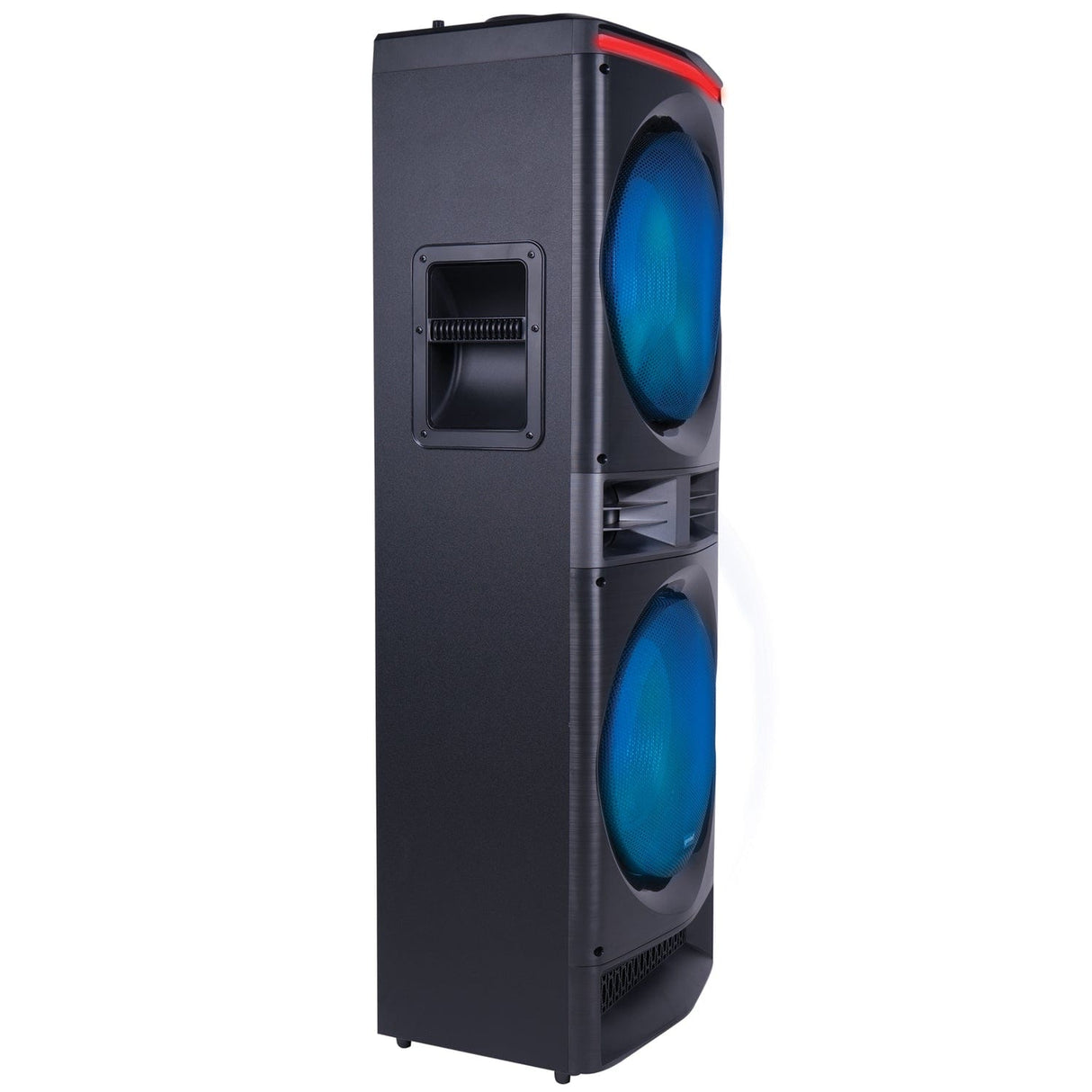Gemini GPK Series Portable Bluetooth True Wireless Home Karaoke Speaker System with LED Lights, Microphone, and Remote, Black, GPK-1200