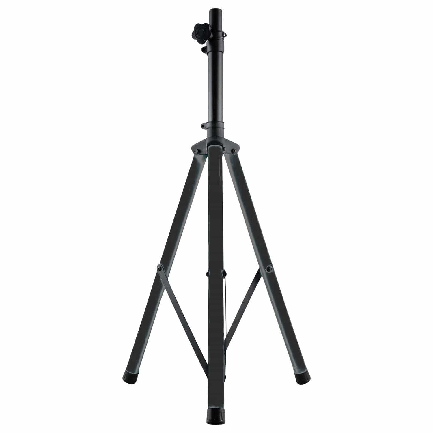 Gemini Professional Adjustable PA LED Speaker Stand with Remote, Black with Color-Changing Legs, STL-500