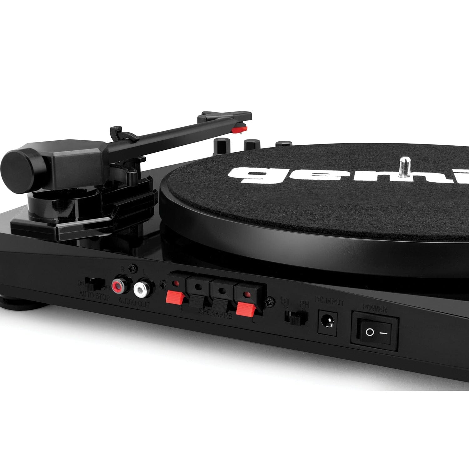 Gemini TT-900B Belt-Drive 3-Speed Turntable System with Bluetooth and Stereo Speakers, Black