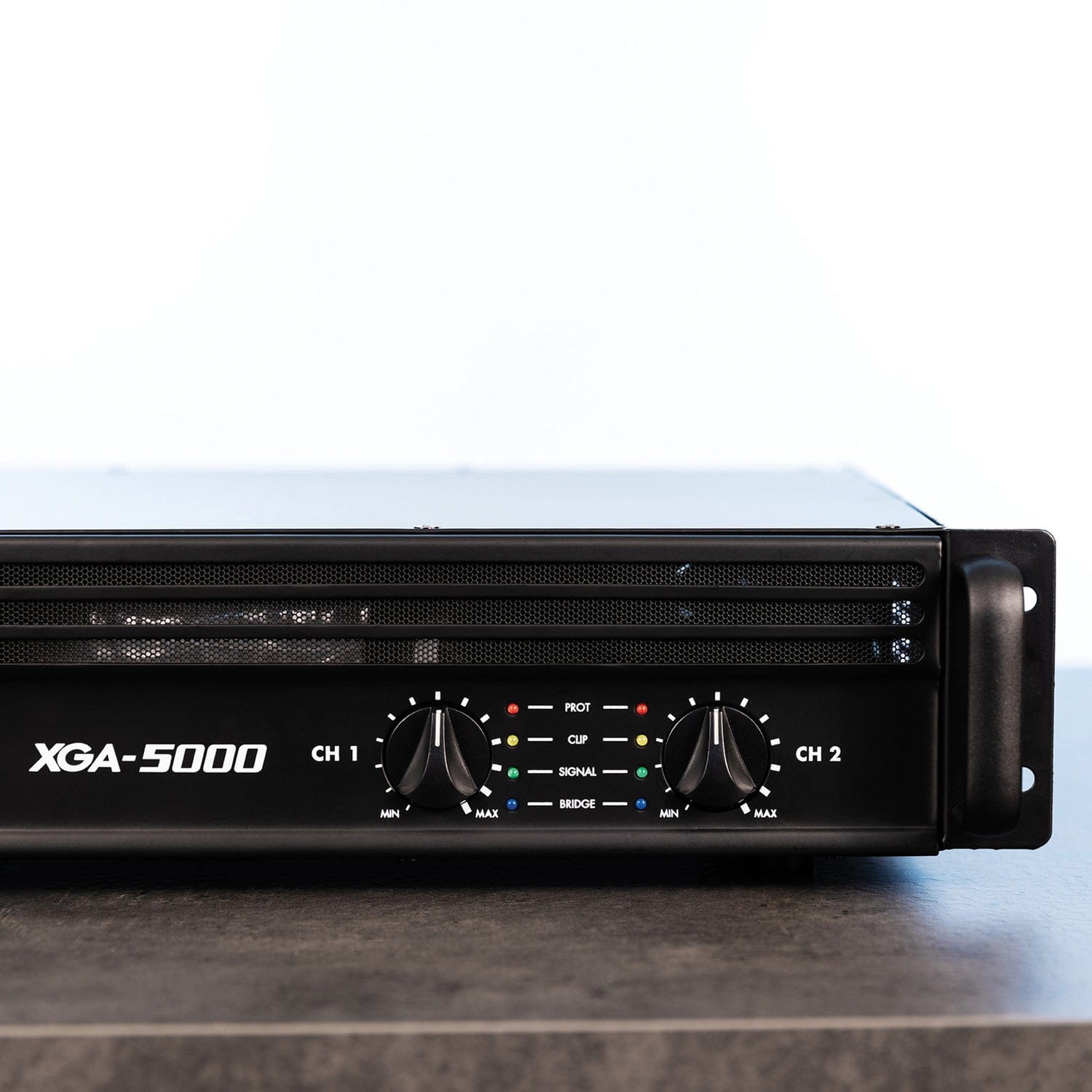Gemini 5000-Watt-Peak 2.0-Channel Bridgeable Rack-Mountable Professional Power Amplifier for PA Systems and DJ Rigs, XGA-5000