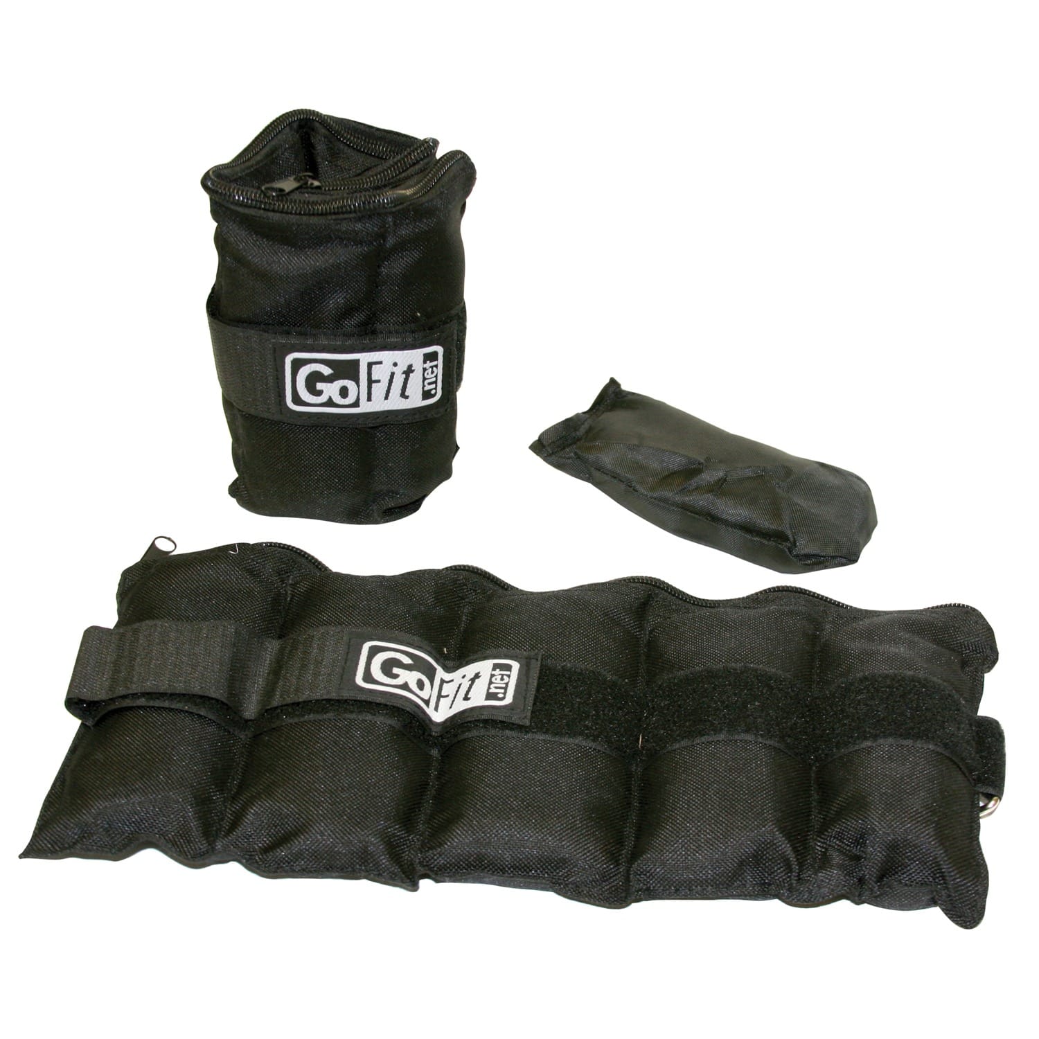 GoFit 5-Level Adjustable Ankle Weights, 2 Pack, 2 Lbs. to 10 Lbs.