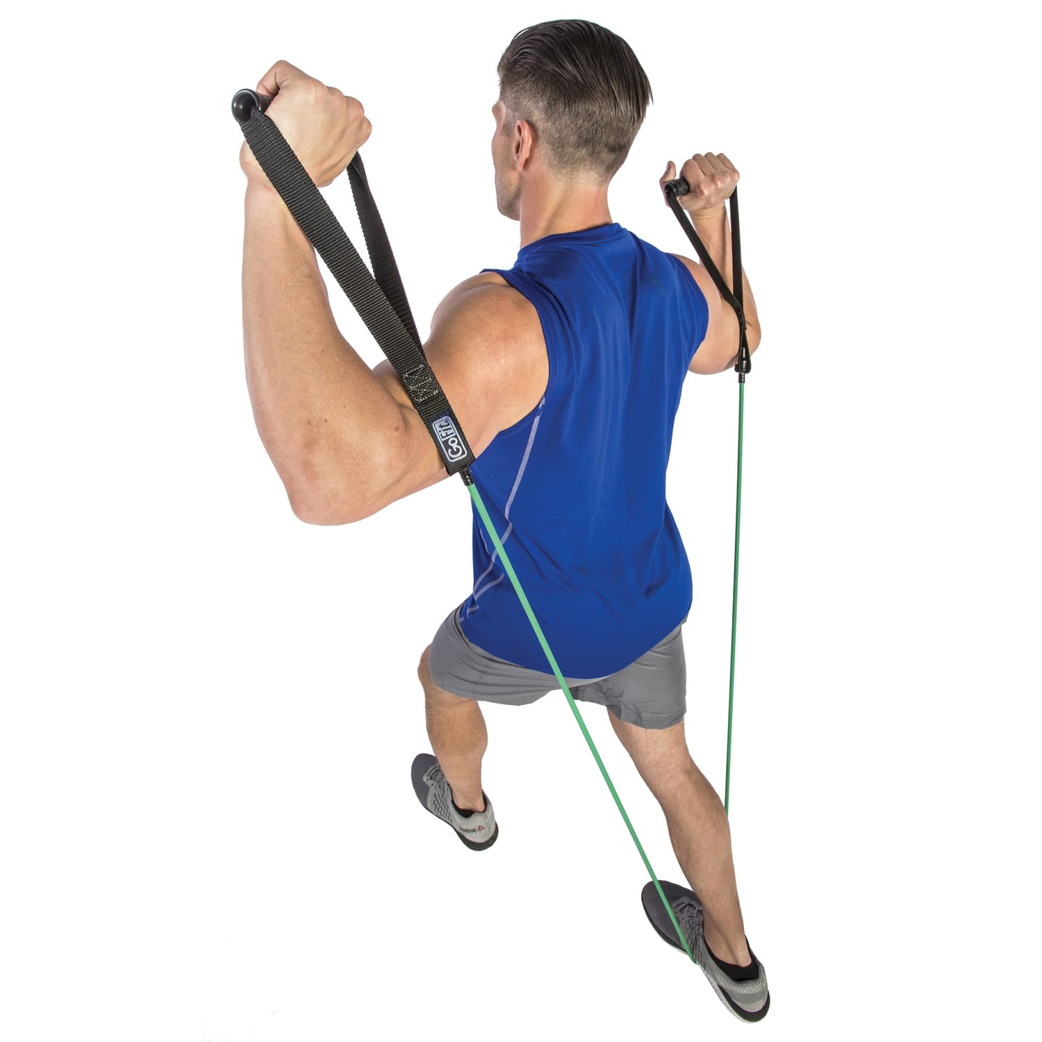 GoFit Pro-Grade Power Resistance Tube with Handles, Green