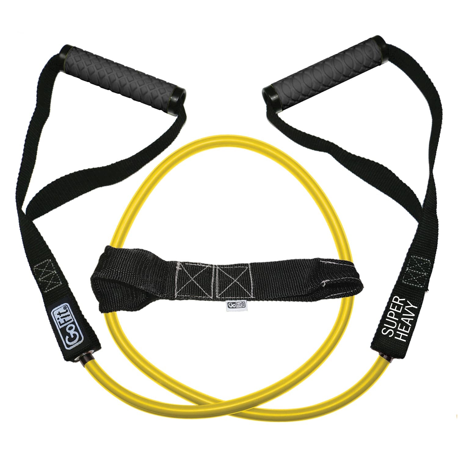 GoFit Pro-Grade Power Resistance Tube with Handles, Yellow