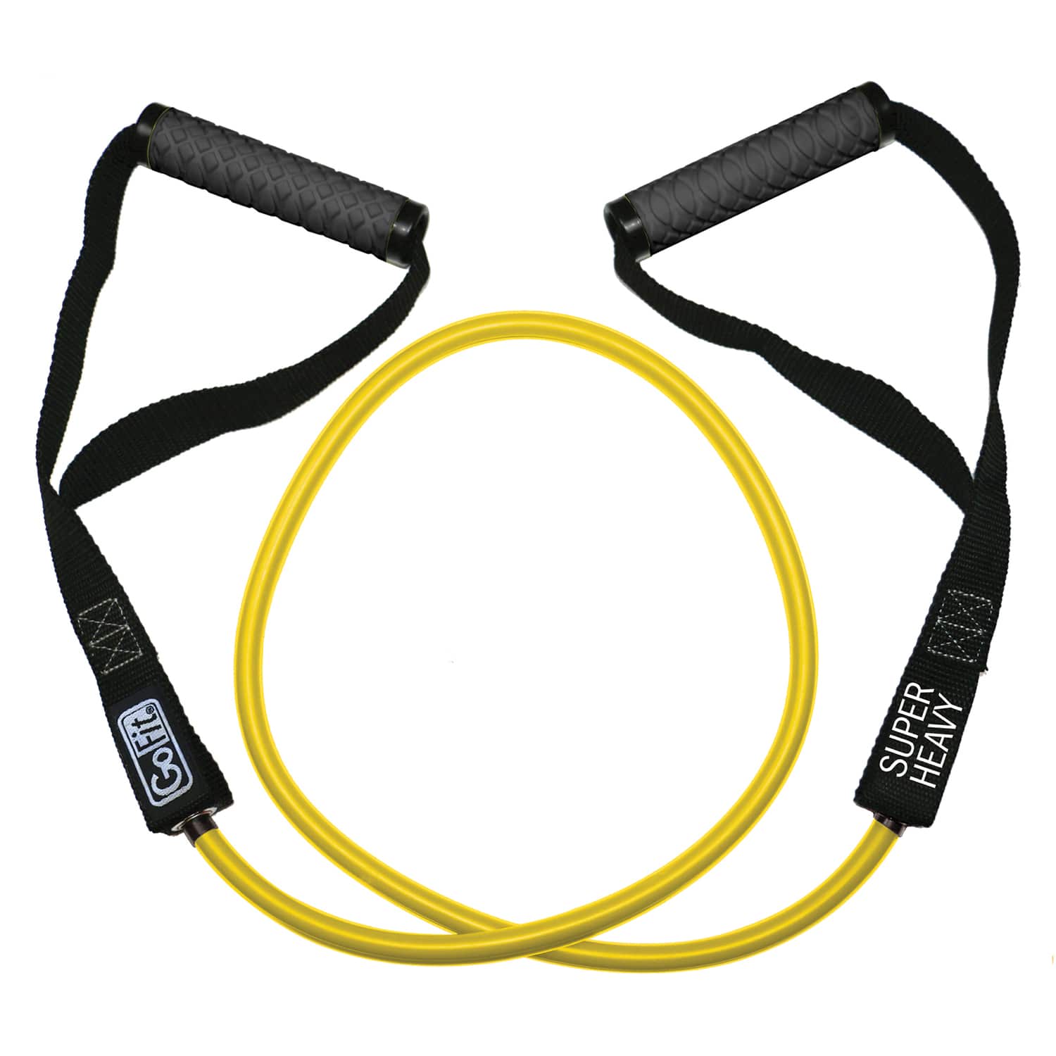 GoFit Pro-Grade Power Resistance Tube with Handles, Yellow