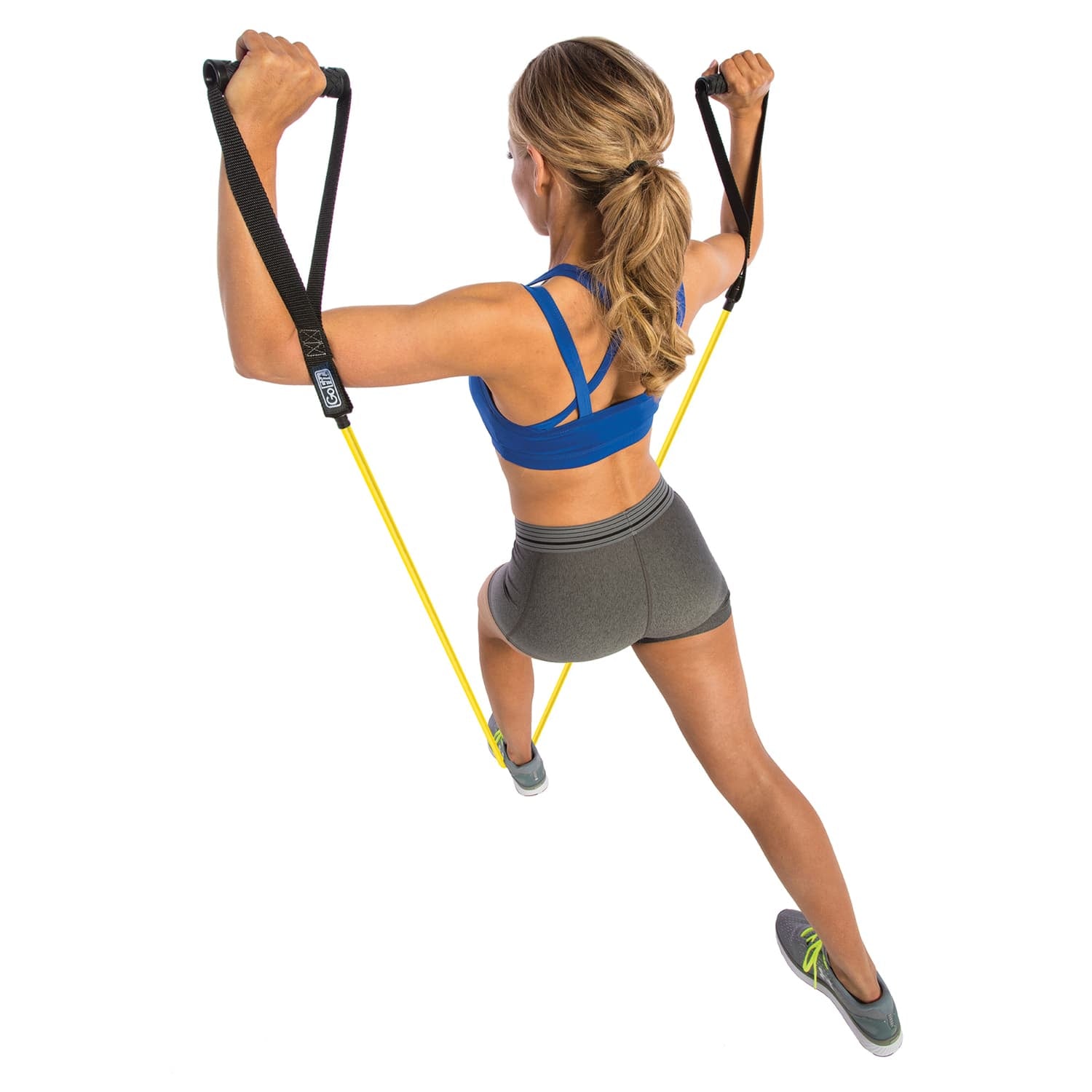 GoFit Pro-Grade Power Resistance Tube with Handles, Yellow