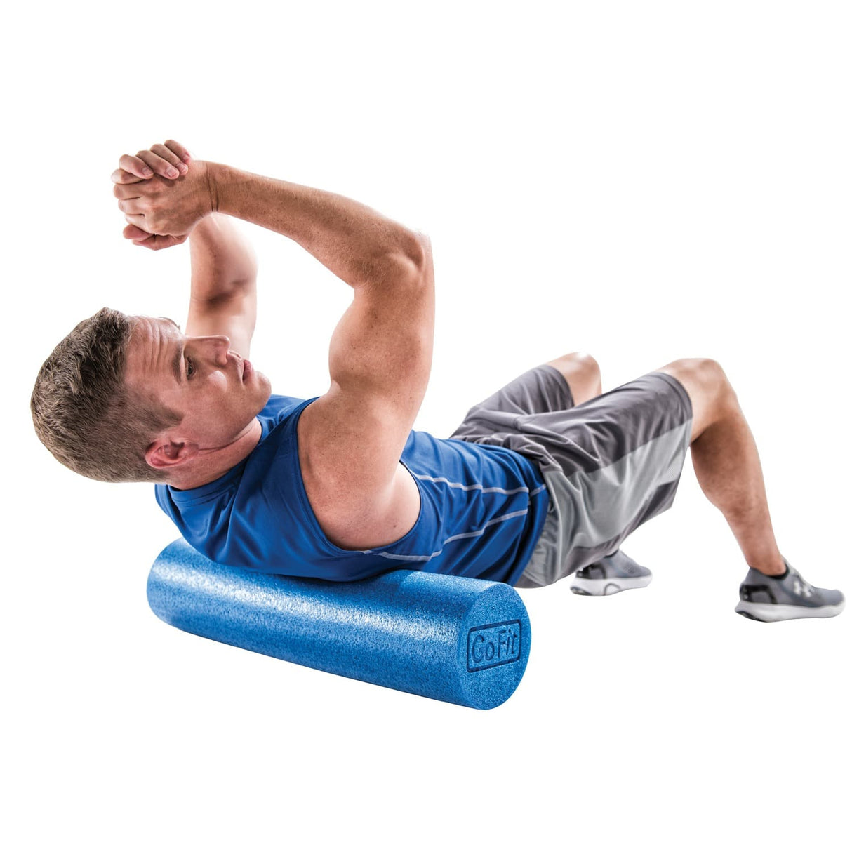 GoFit Foam Roll, 24 In., Blue