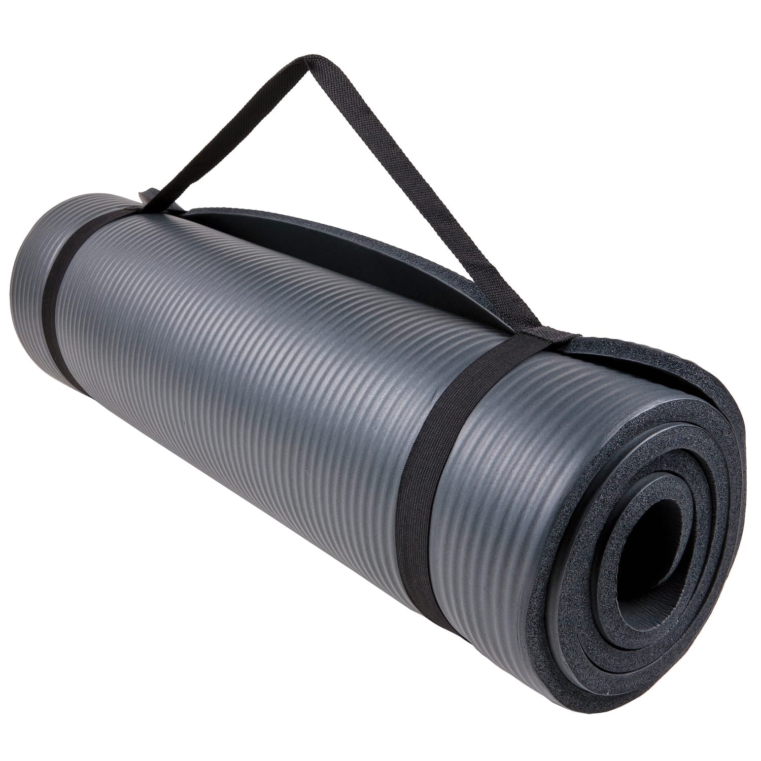 GoFit 2-Foot x 6-Foot Fitness Mat with Carrying Strap