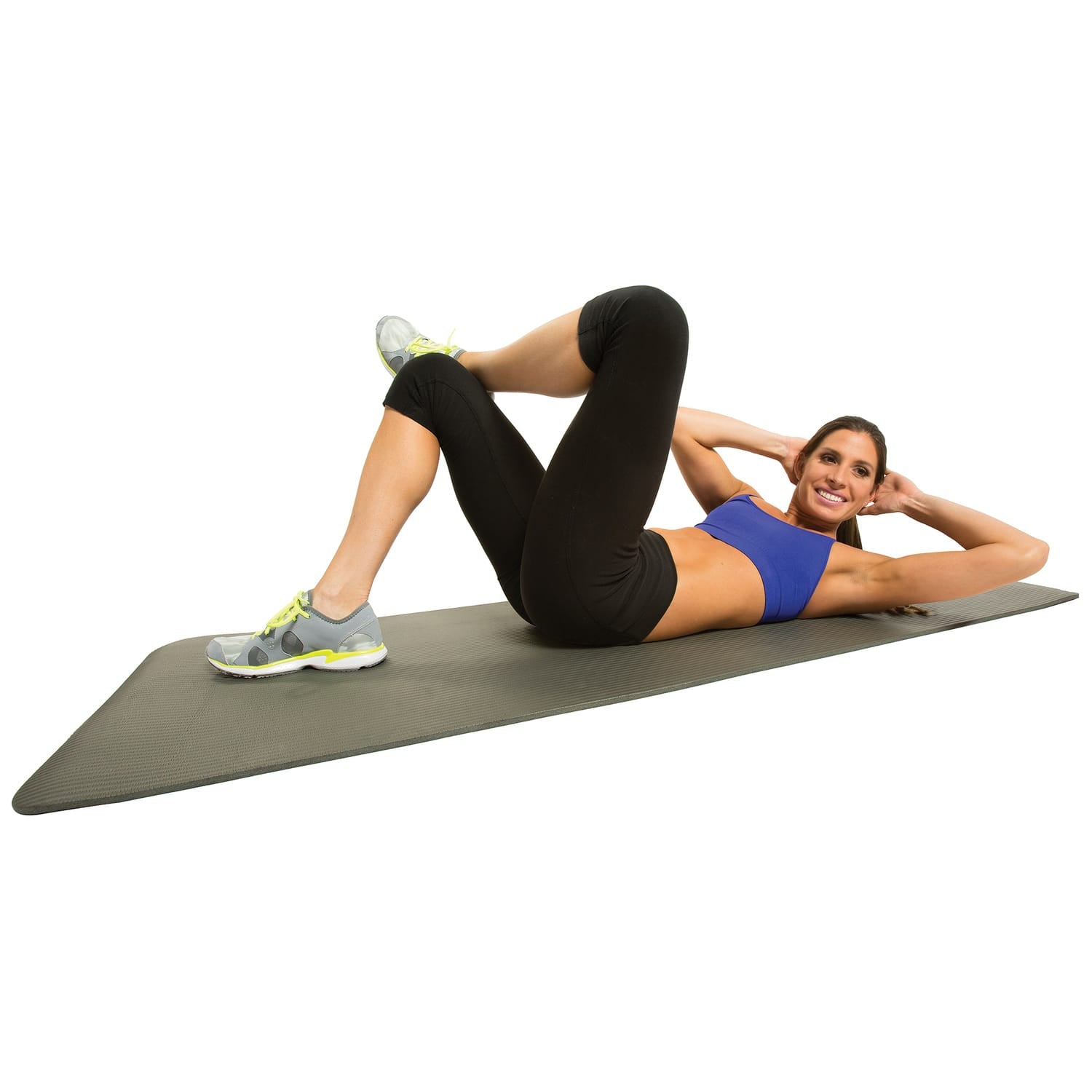 GoFit 2-Foot x 6-Foot Fitness Mat with Carrying Strap