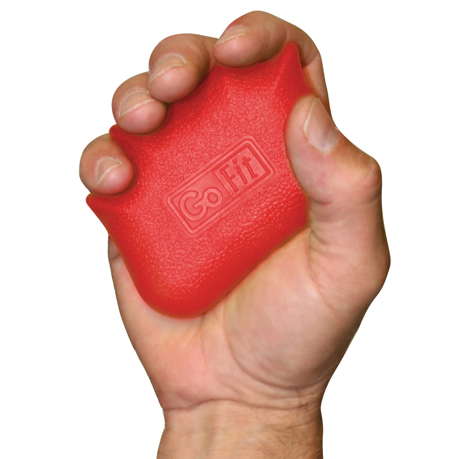 GoFit Gel Hand Grip, Firm, Red