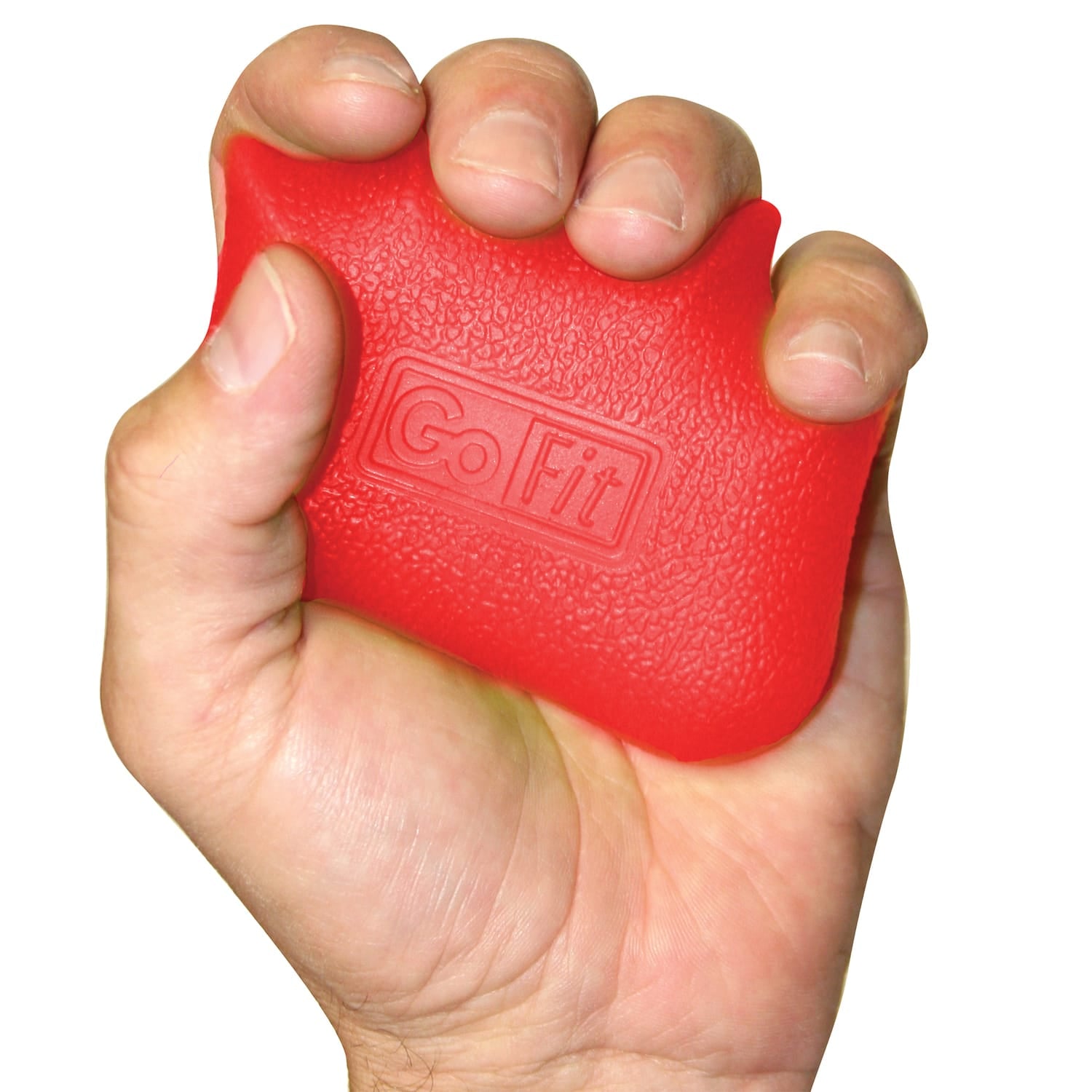 GoFit Gel Hand Grip, Firm, Red