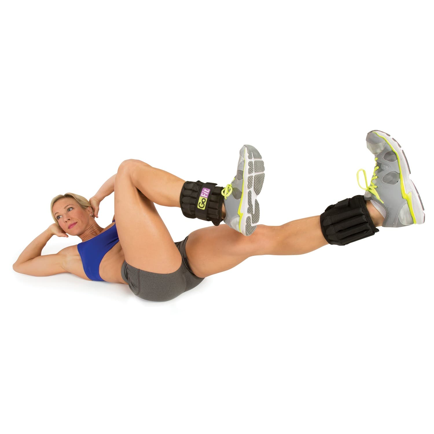 GoFit Padded Adjustable Pro Ankle Weights