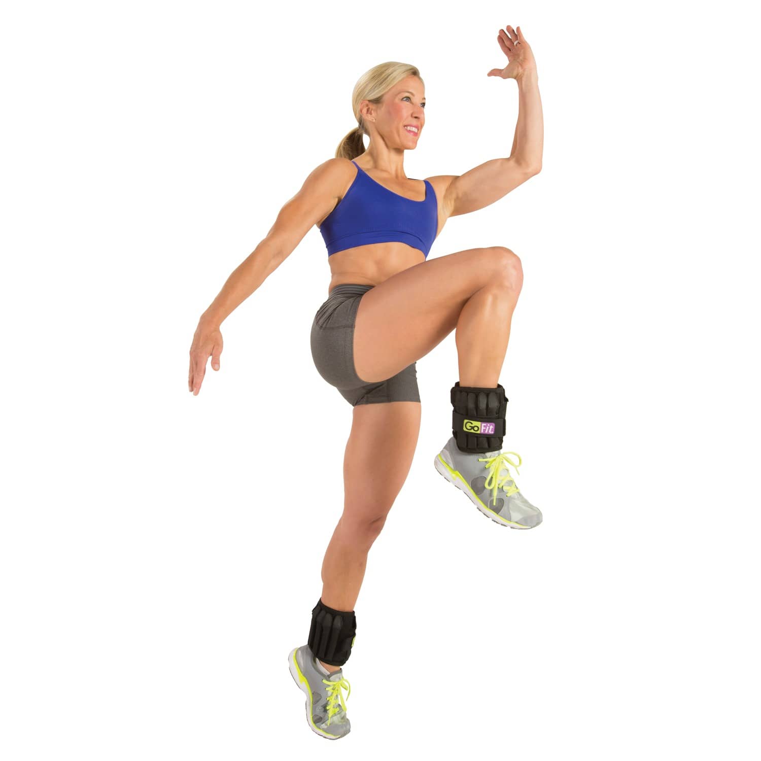 GoFit Padded Adjustable Pro Ankle Weights