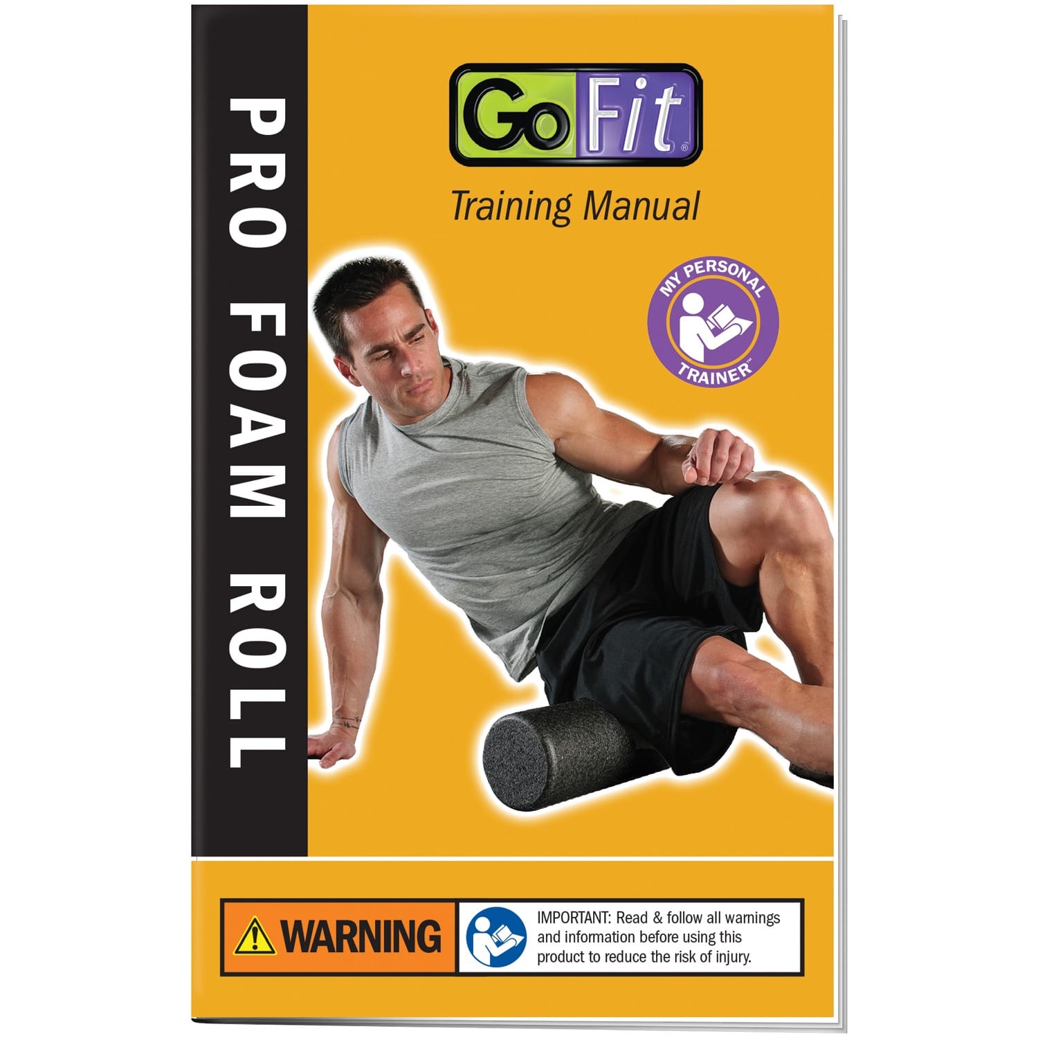 GoFit Pro Foam Roller, 24 In.