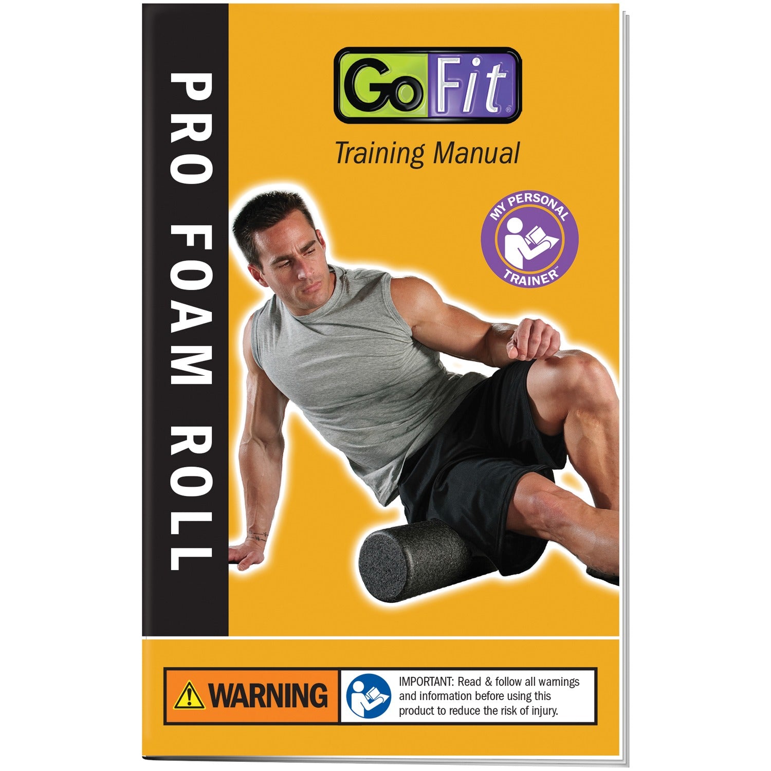 GoFit Pro Foam Roller, 24 In.