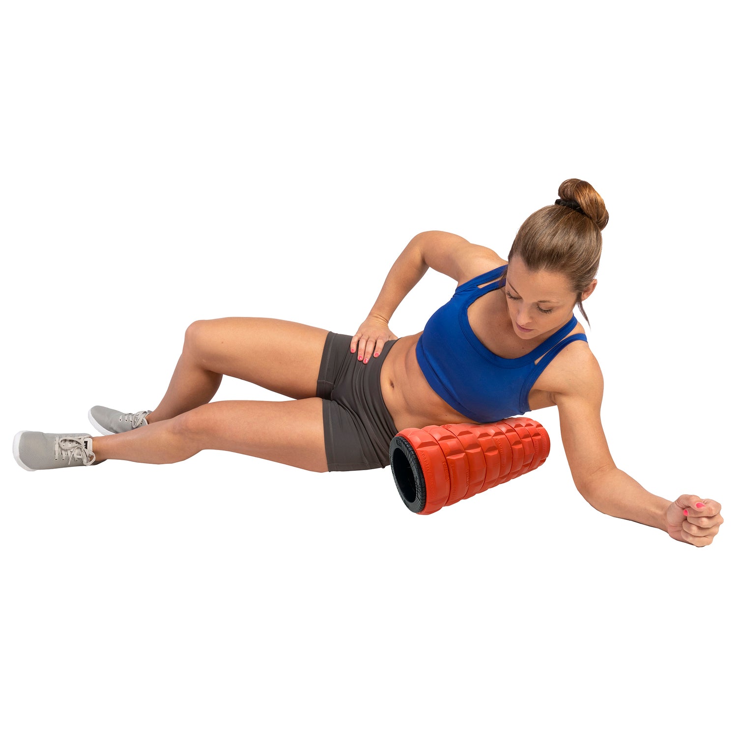 GoFit Revolve Roller with Adaptive Massage Rings, 9 Low Profile