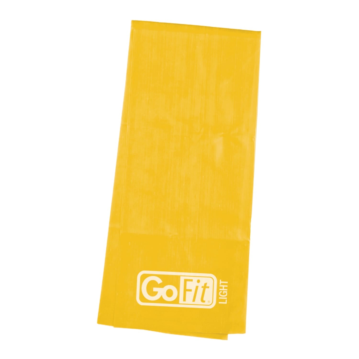 GoFit Latex-Free Single Flat Band, Yellow