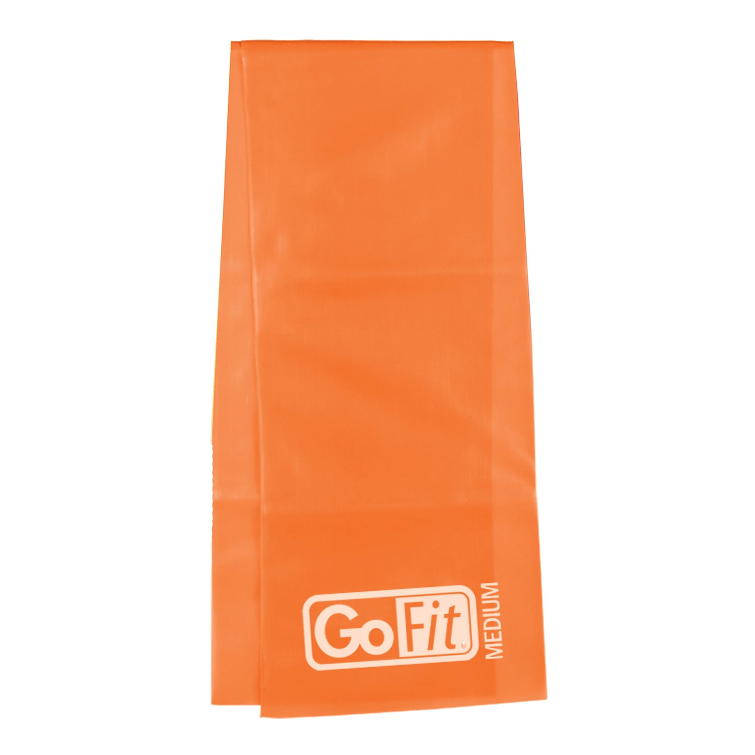 GoFit Latex-Free Single Flat Band, Orange