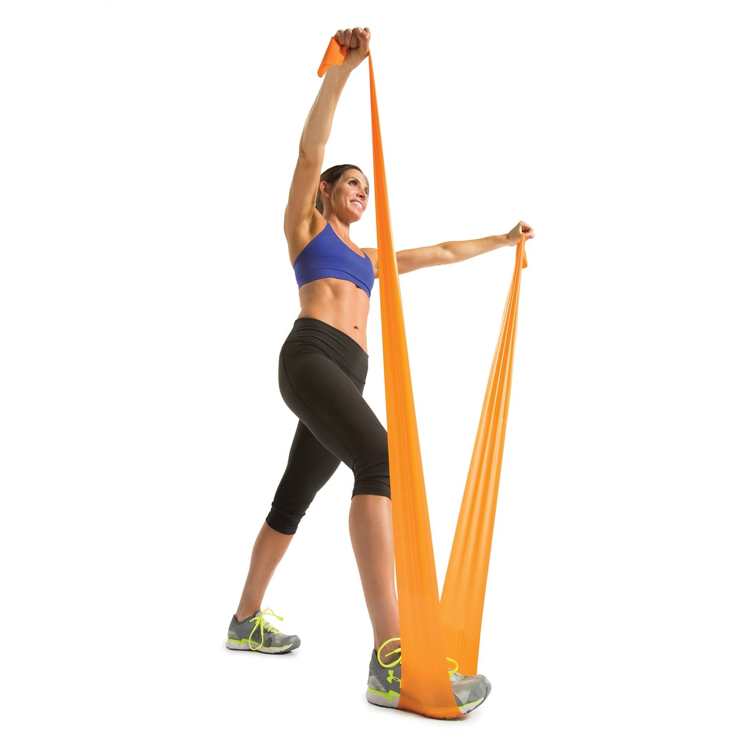 GoFit Latex-Free Single Flat Band, Orange